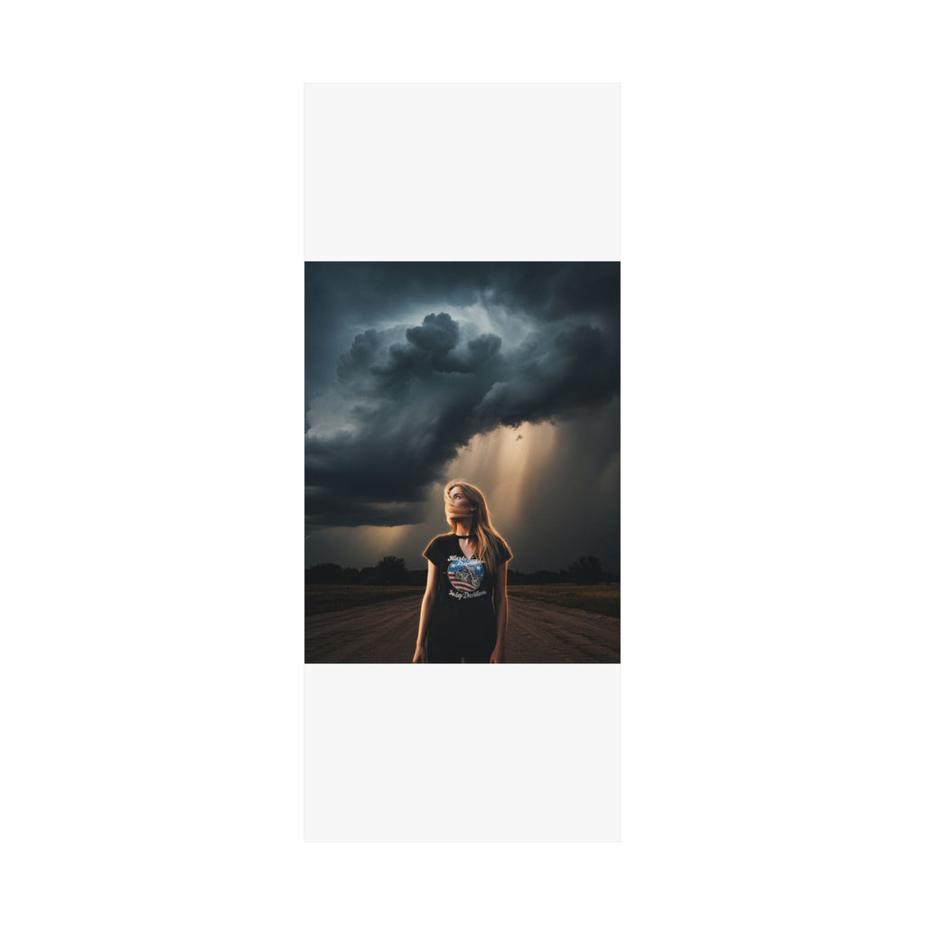 Dramatic Storm — Person — Matte Poster