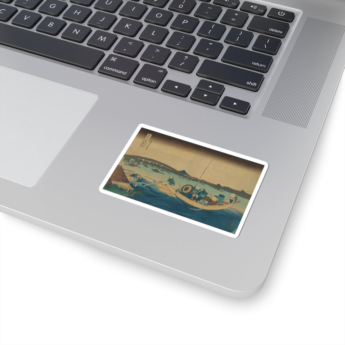 Cinematic — Viewing The Sunset Over Ryōgoku Bridge From The Onmayagashi Embankment (Onmayaga — Kiss-Cut Sticker