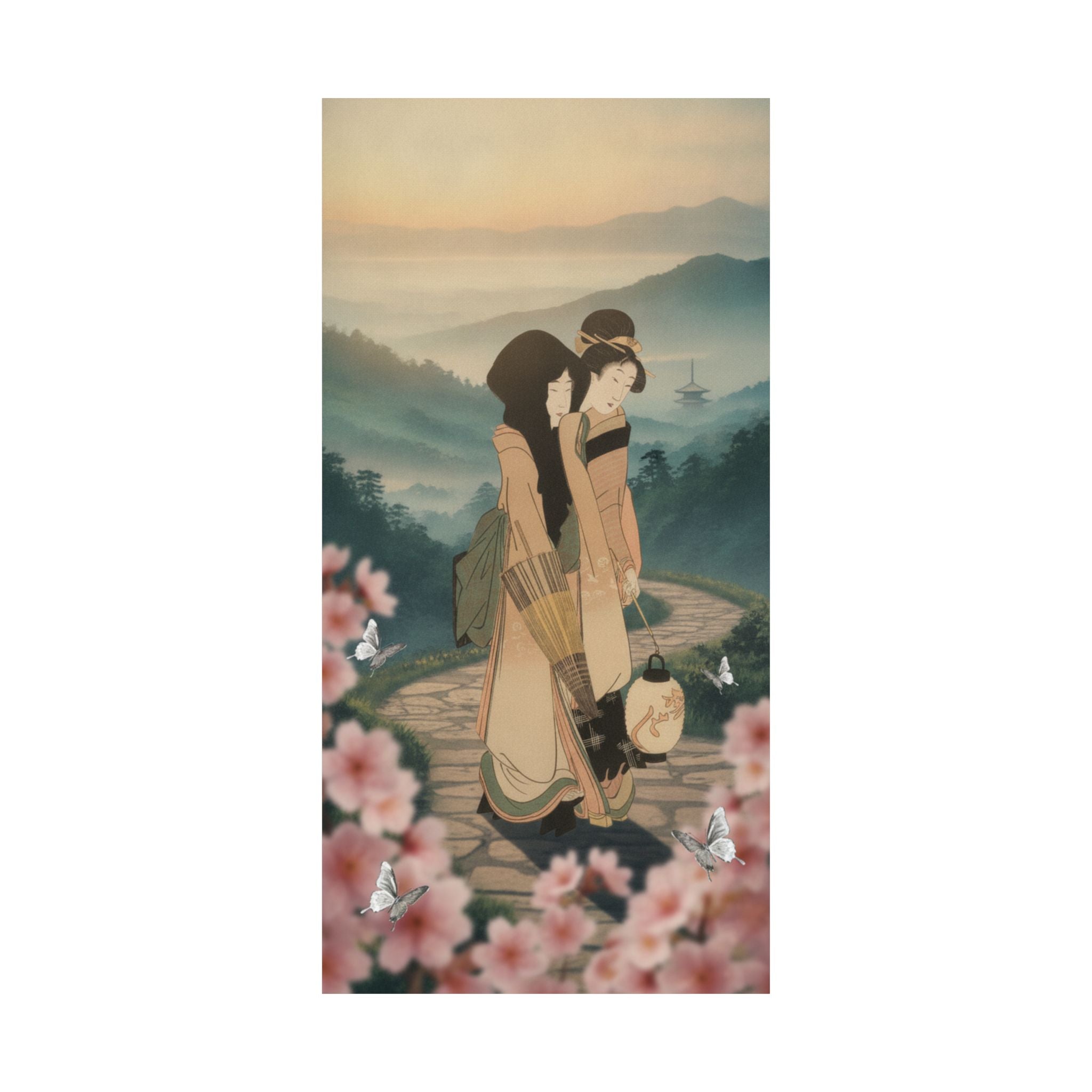 Scenic Nature — “Geisha” From The Series Three Amusements Of Contemporary Beauties (Tōsei Bijin  — Matte Poster