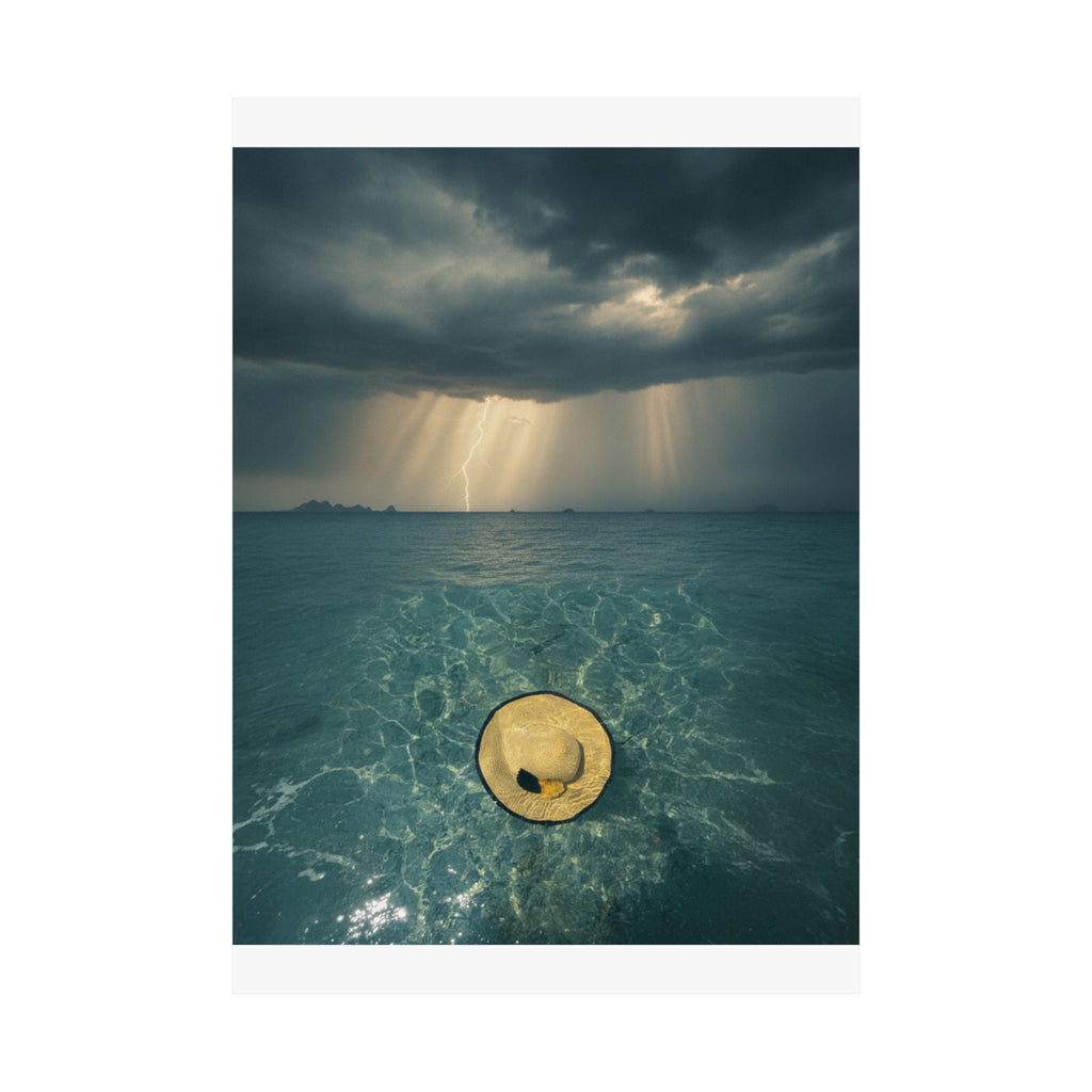 Dramatic Storm — Hat — Matte Poster