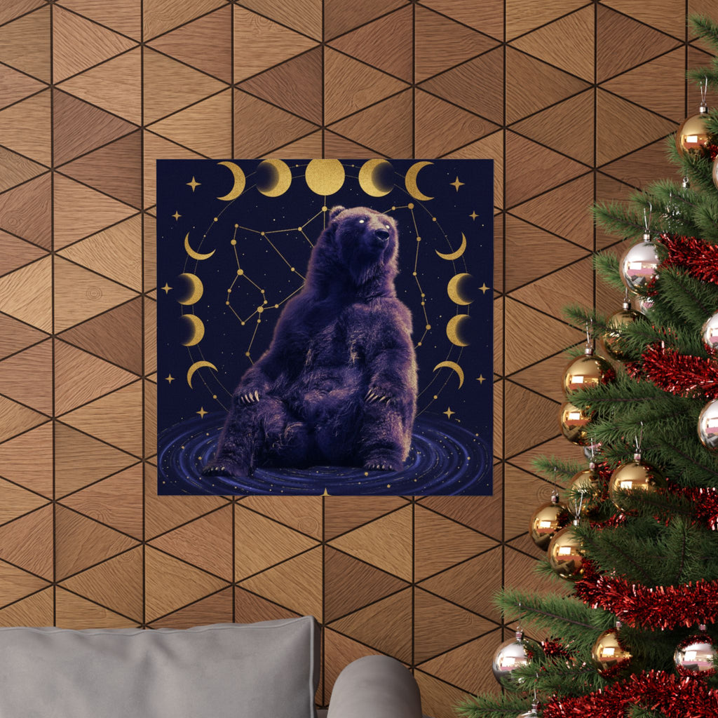 Celestial — Bear — Matte Poster