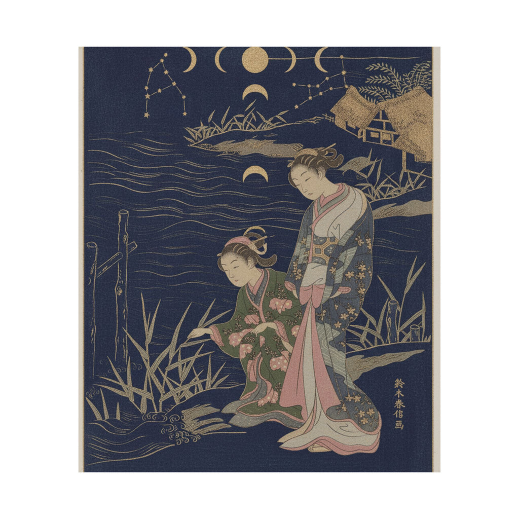 Celestial — Two Young Ladies At The Shore — Matte Poster