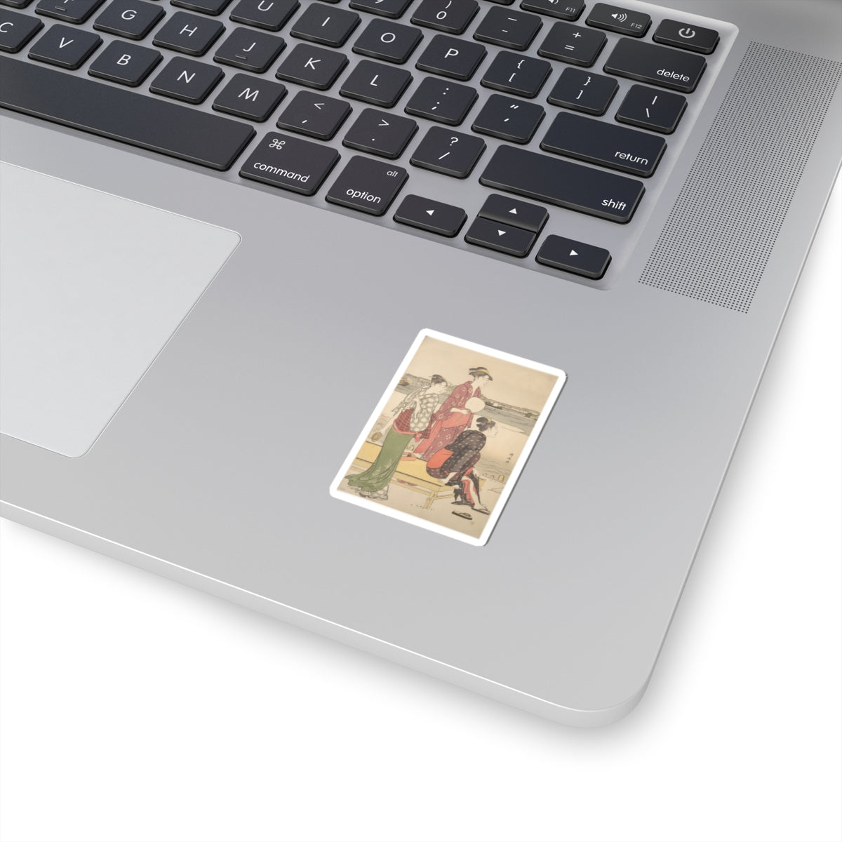 Watercolor — Evening On The Banks Of The Sumida River — Kiss-Cut Sticker