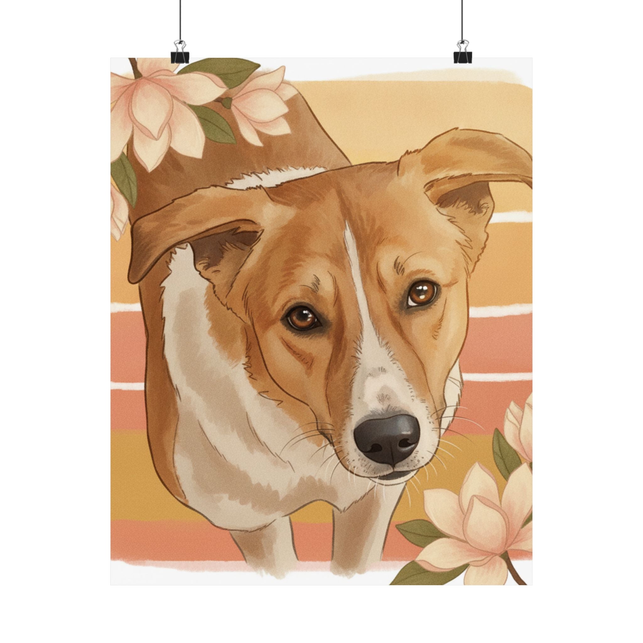 Southern Sunset — Dog — Matte Poster
