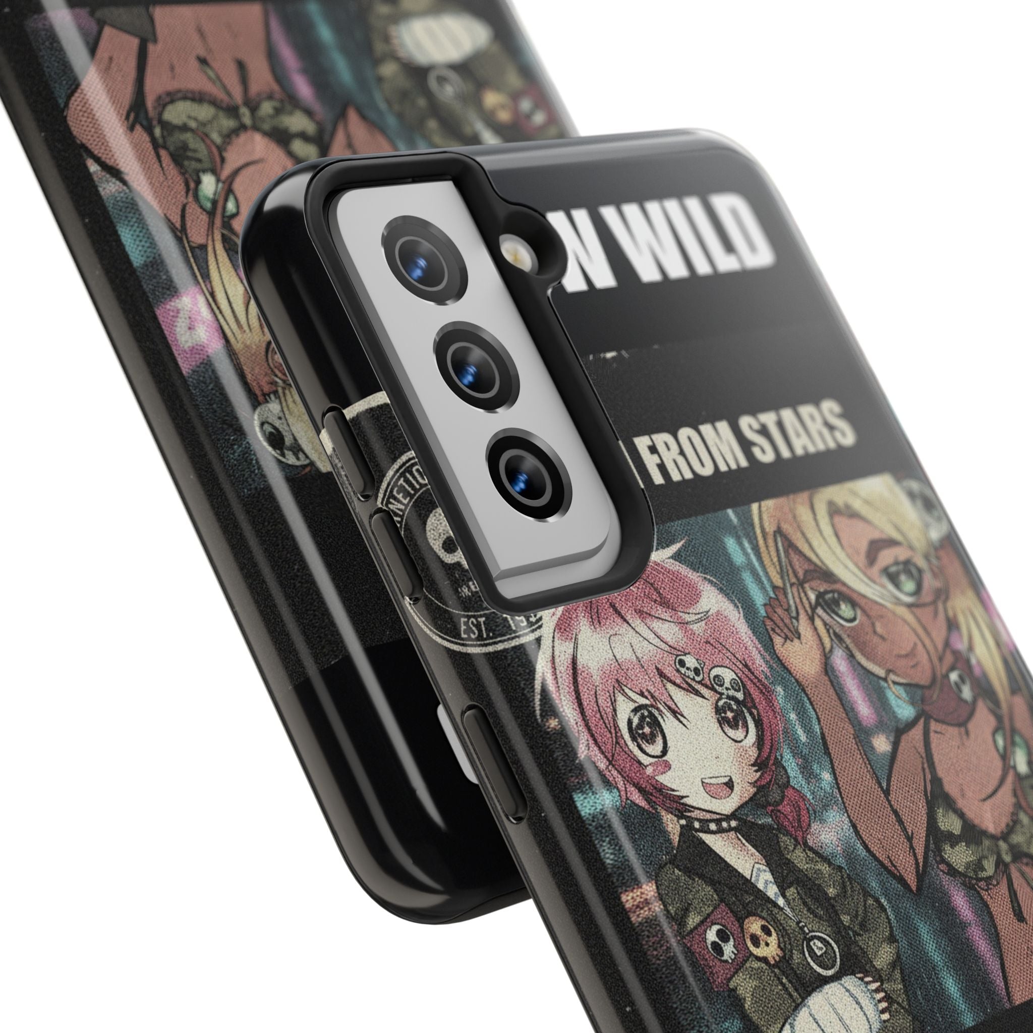 Neon Rain Osaka Nights Anime Tour Poster Phone Case