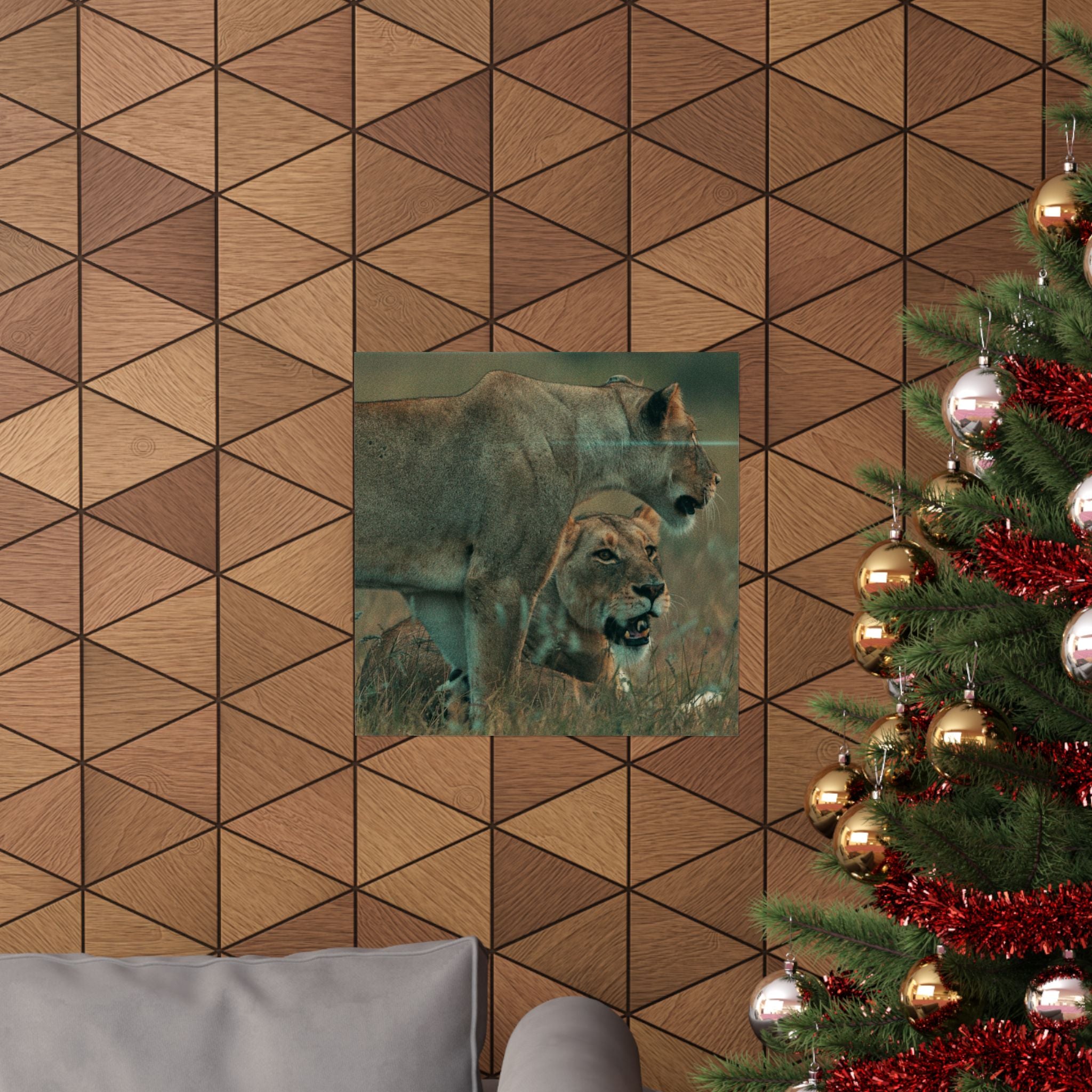 Cinematic — Lions — Matte Poster