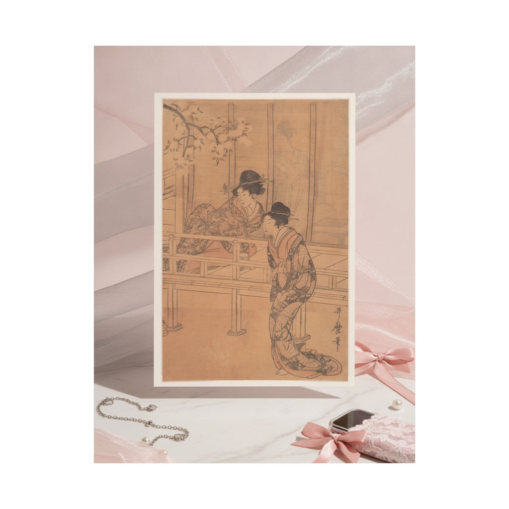 Product Marketing — The Lady Of Rokujo Being Visited By The Princess Aoi — Matte Poster