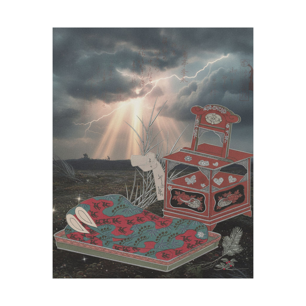 Dramatic Storm — Cabinet For The Toilet And Bed-Clothes — Matte Poster