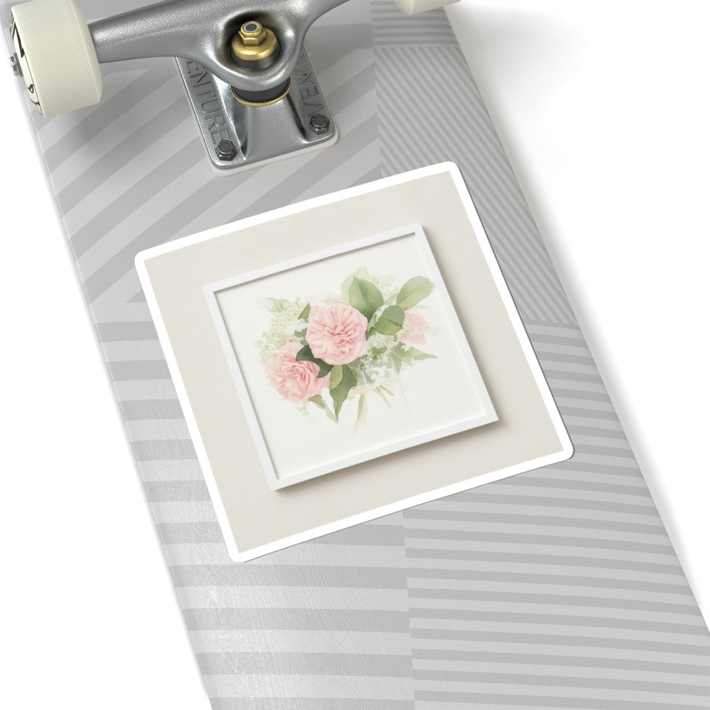 Watercolor — Flower — Kiss-Cut Sticker