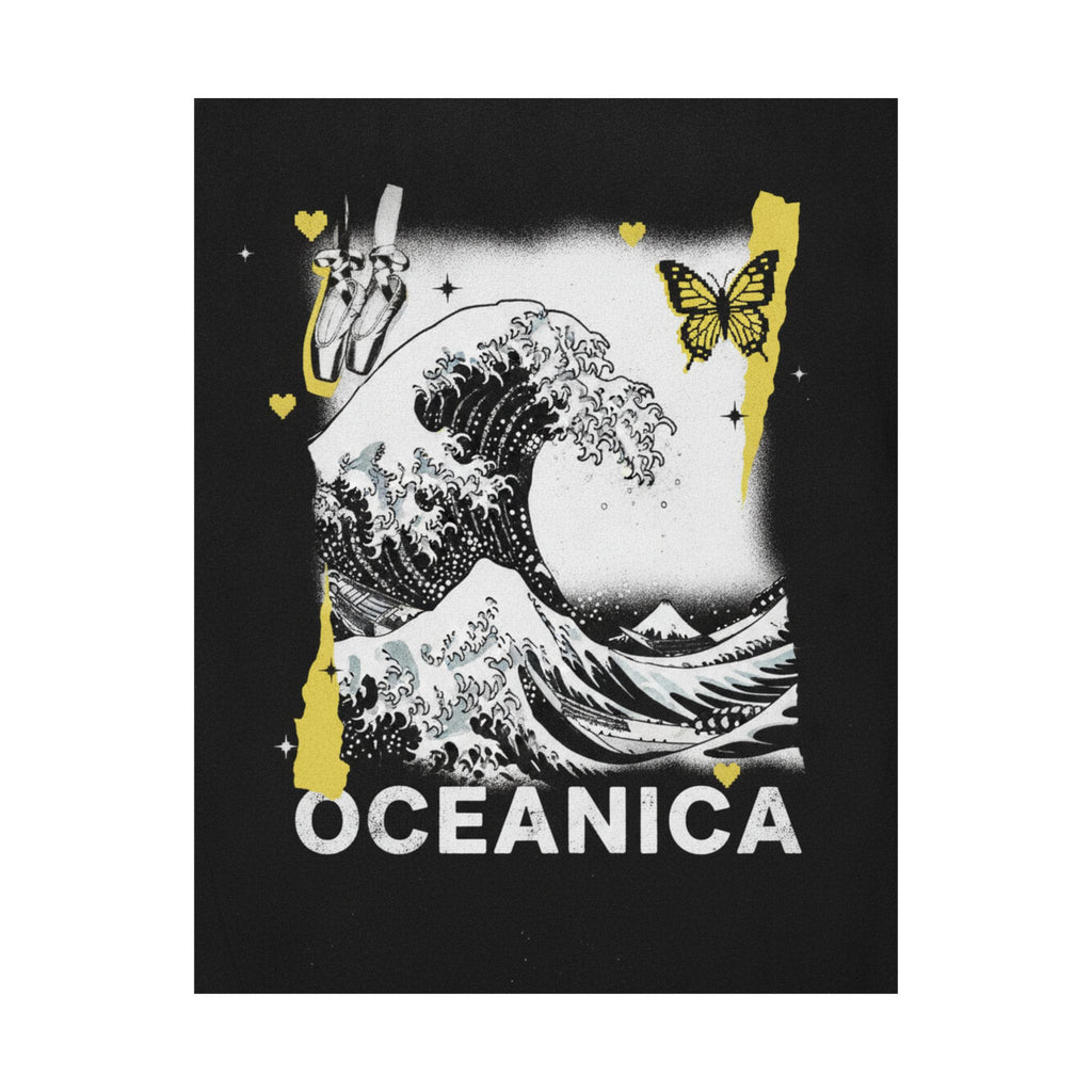 Streetwear Collage — Wave — Matte Poster