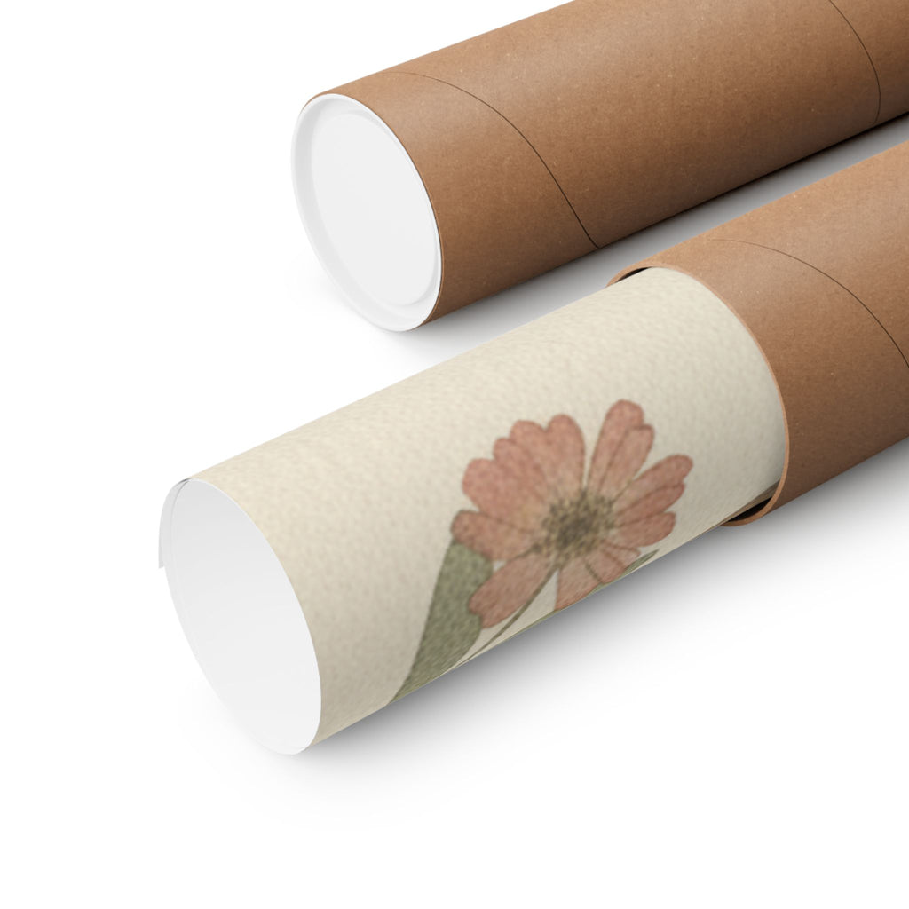 Botanical — Letter-Box With Letter And Potted Flower — Matte Poster