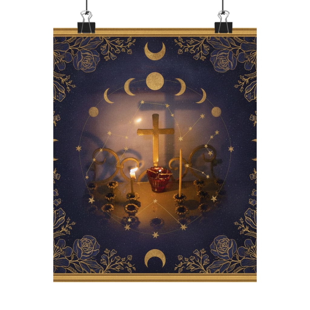 Celestial — Candle — Matte Poster