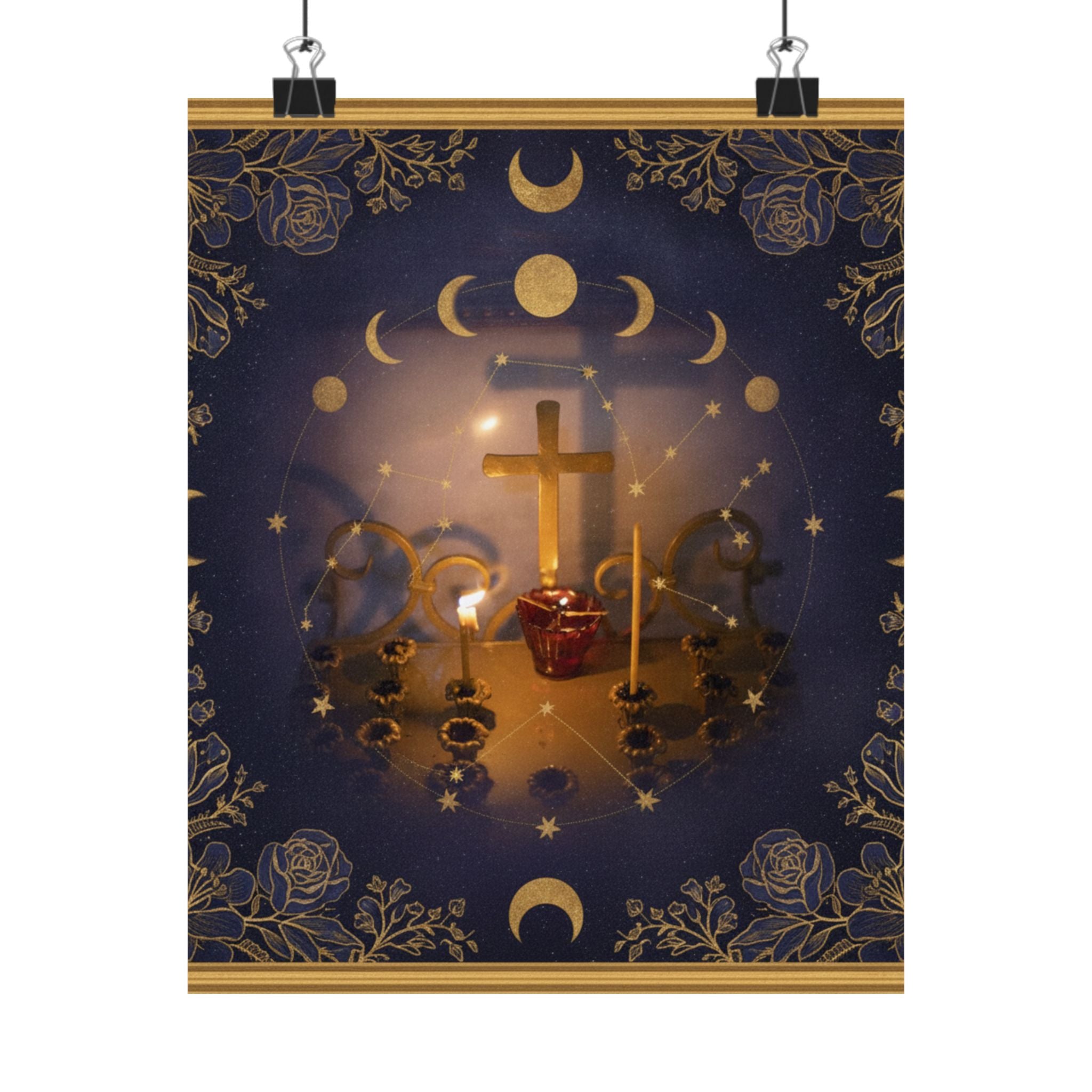 Celestial — Candle — Matte Poster