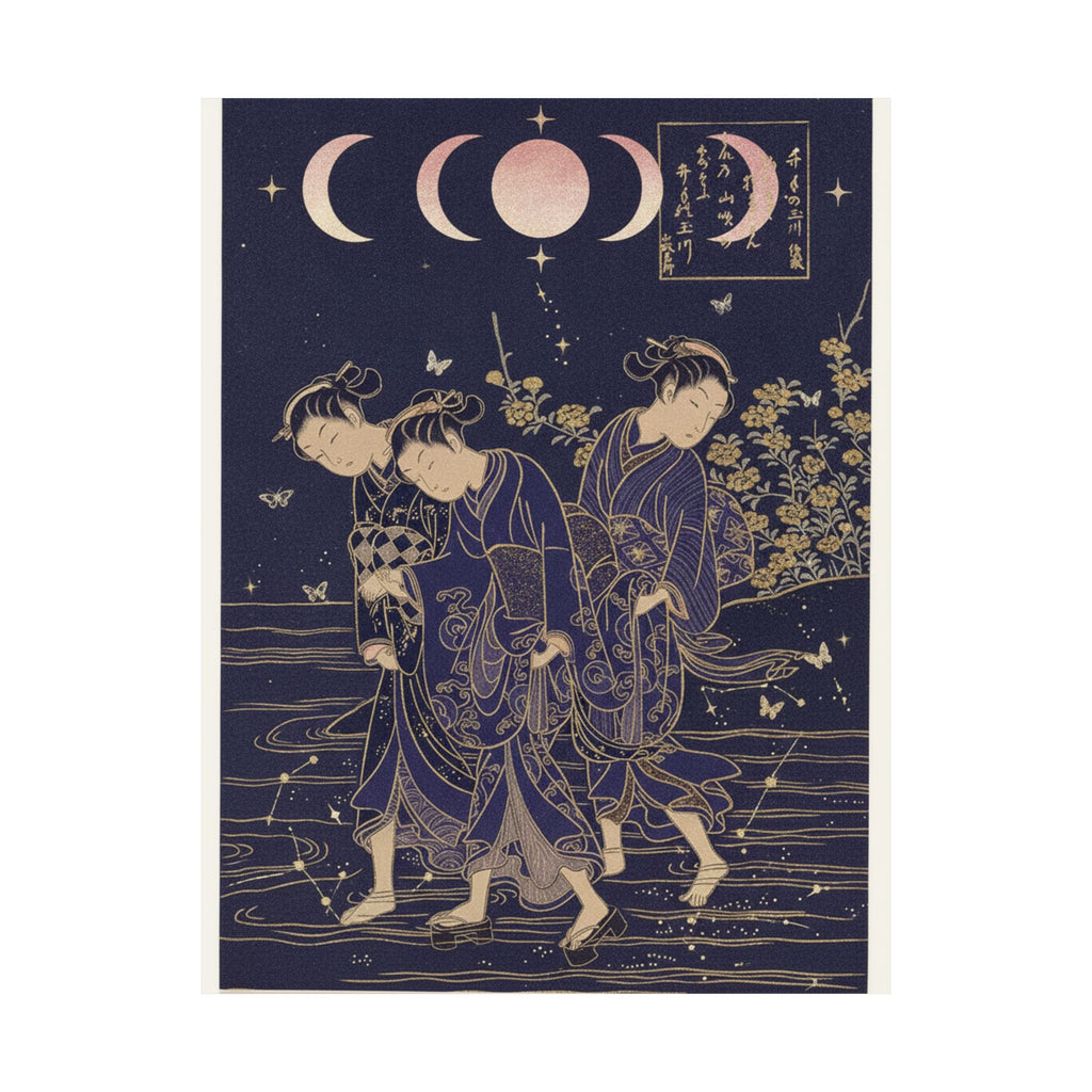 Celestial — The Tama River At Ide, Yamashiro Province — Matte Poster