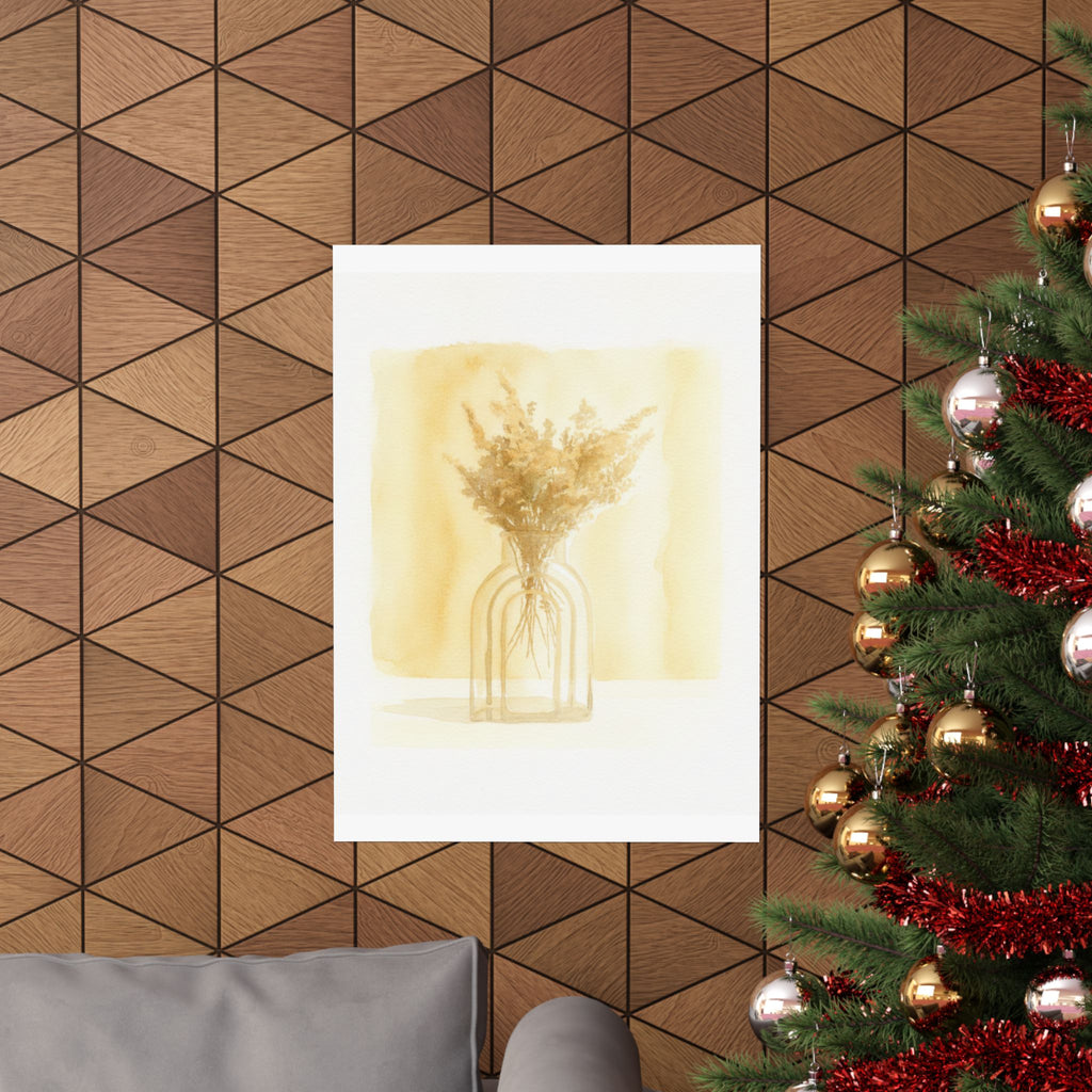Watercolor — Flowers — Matte Poster