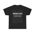 PROGRESS OVER PERFECTION graphic tee by Zukkay
