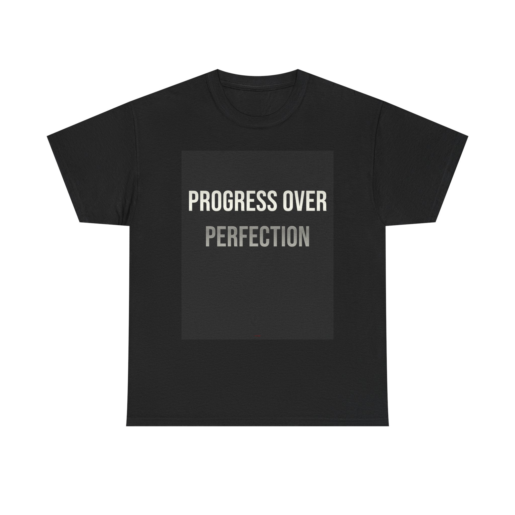 PROGRESS OVER PERFECTION graphic tee by Zukkay