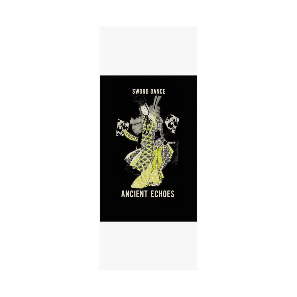 Streetwear Collage — Dancing Girl Wearing A Sword — Matte Poster