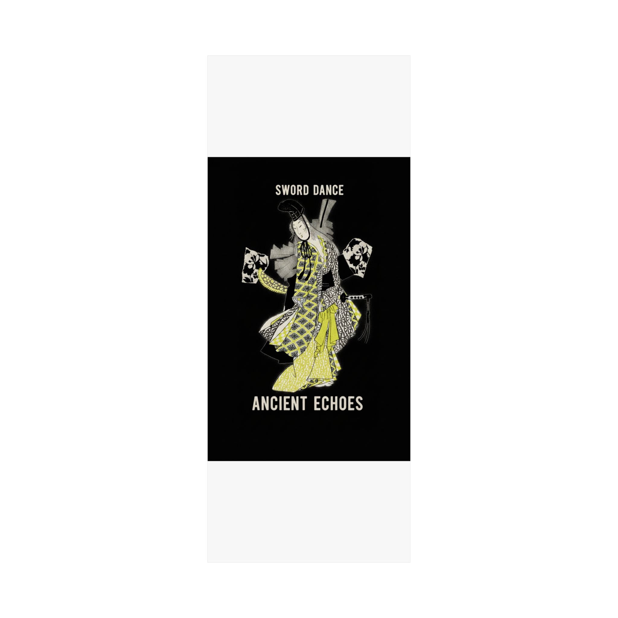 Streetwear Collage — Dancing Girl Wearing A Sword — Matte Poster