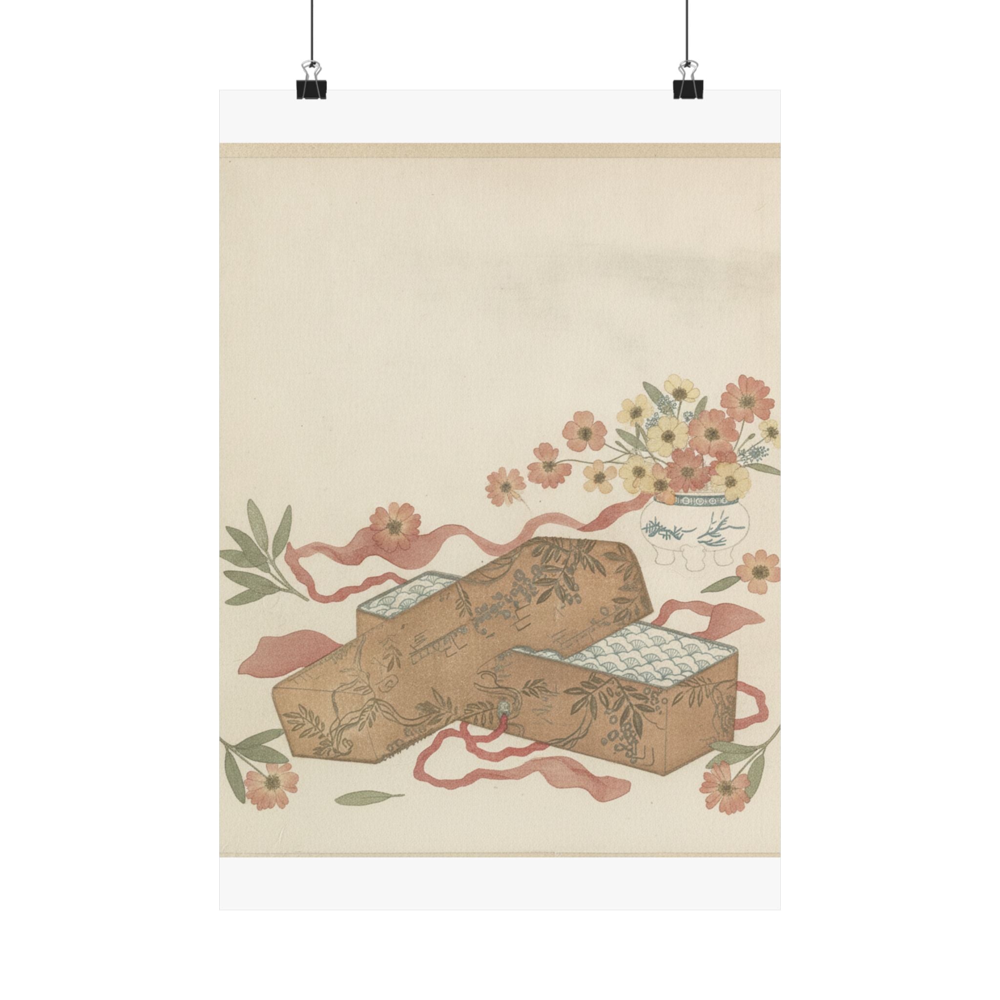 Botanical — Letter-Box With Letter And Potted Flower — Matte Poster