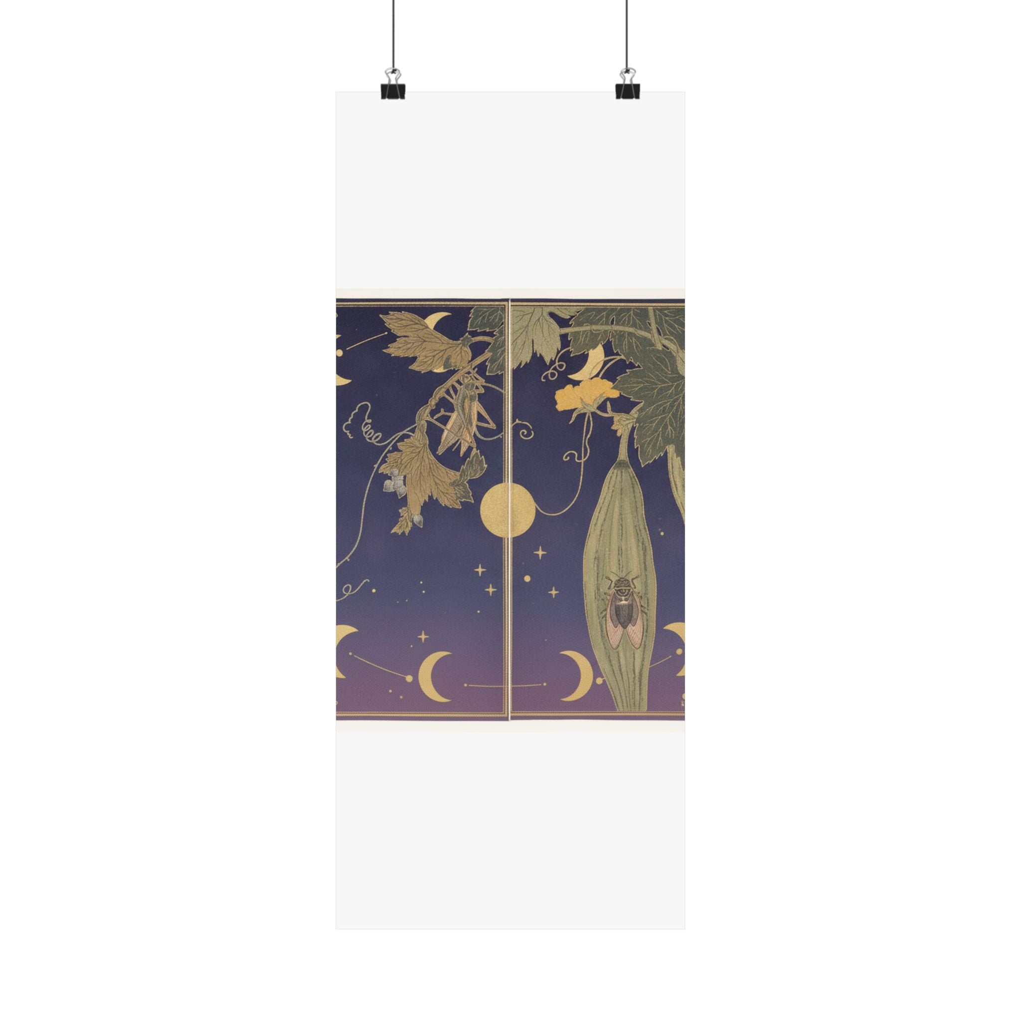 Celestial — Grasshopper (Kirigirisu); Cicada (Semi), From The Picture Book Of Crawling Creat — Matte Poster