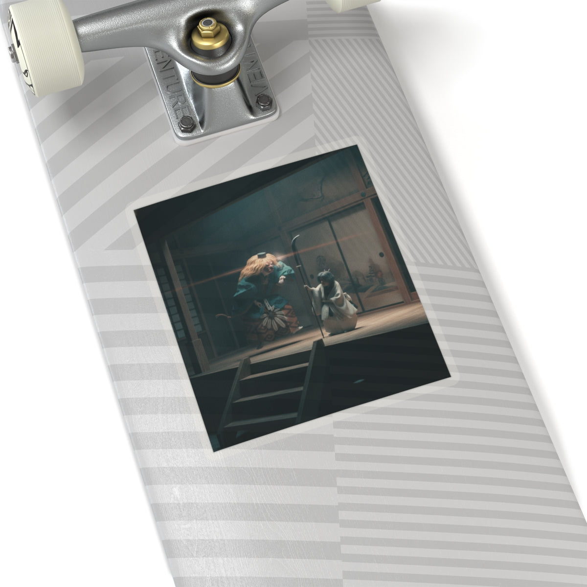 Cinematic — Scene From Noh Dance — Kiss-Cut Sticker