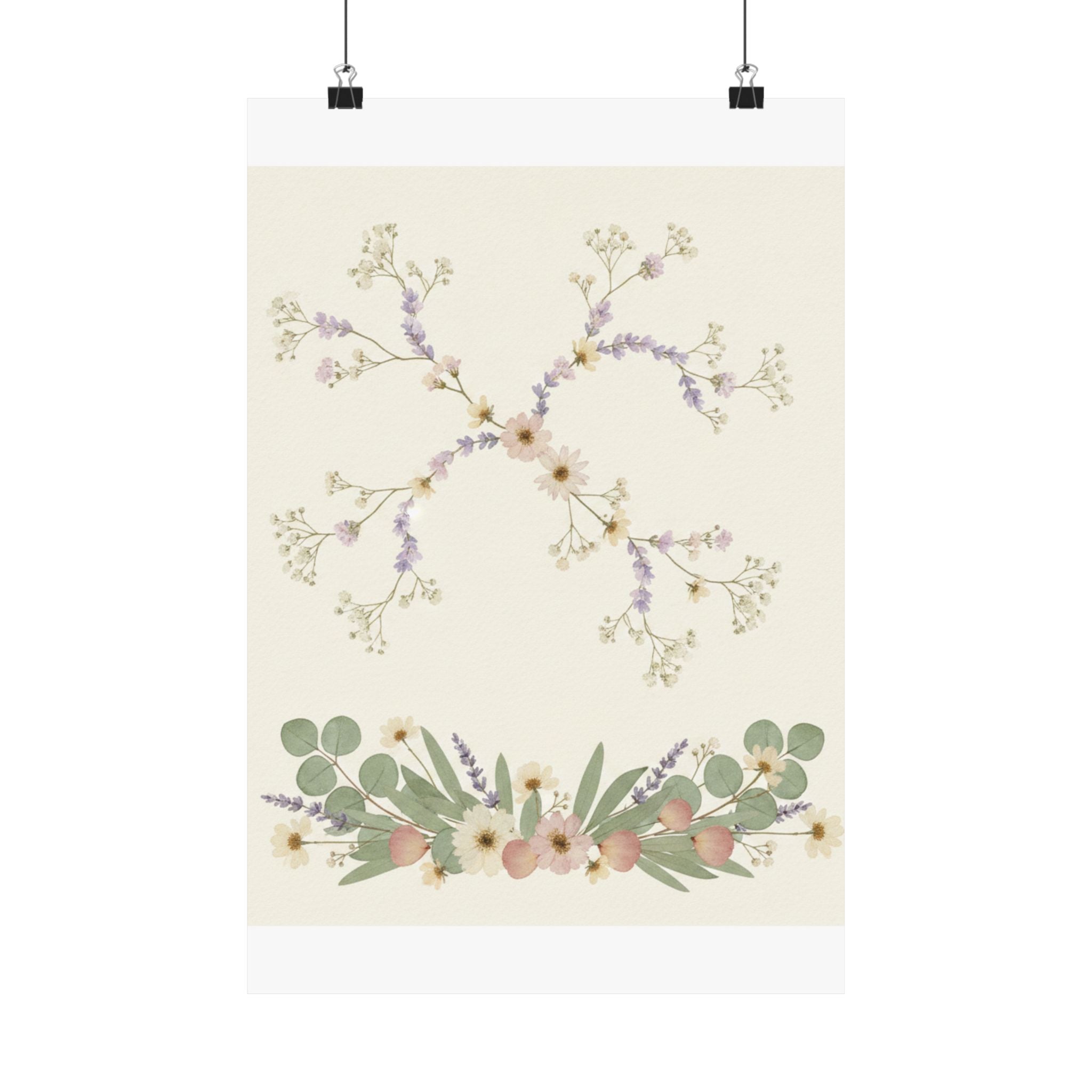 Botanical art print — product view 4
