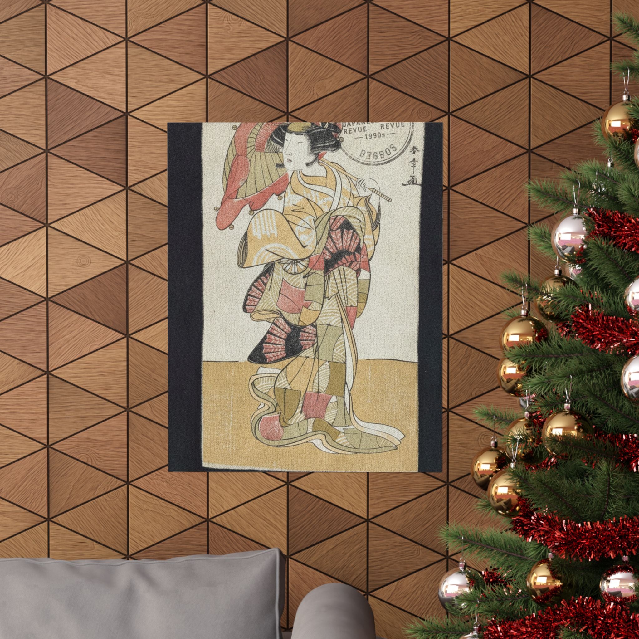 Vintage Bootleg — The First Nakamura Tomijuro As A Woman Dancer — Matte Poster