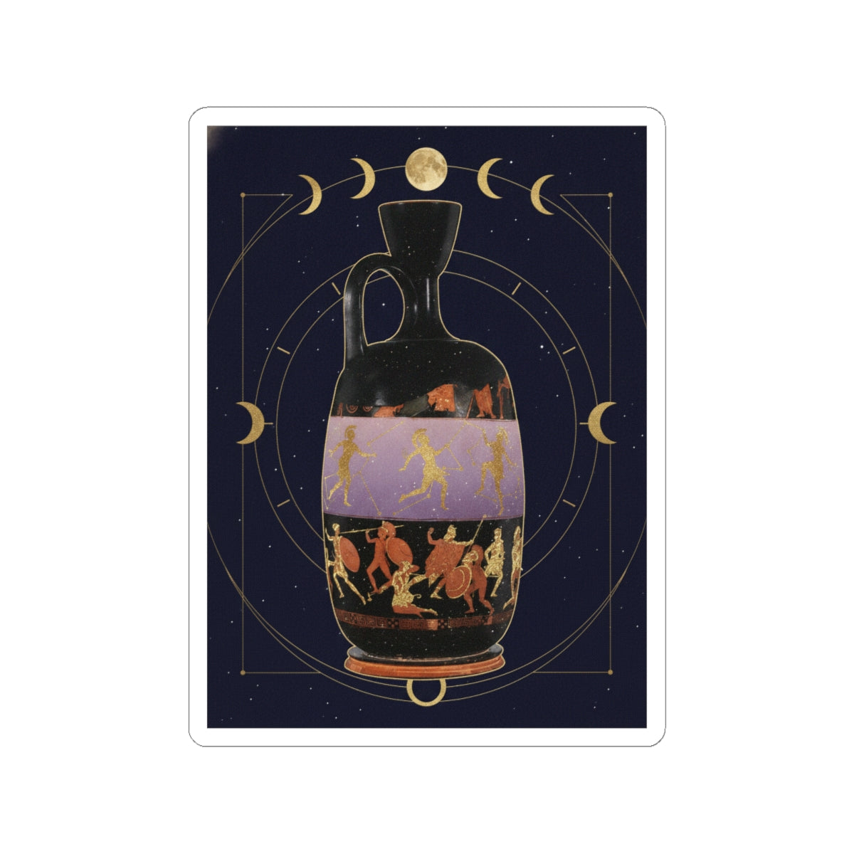 Celestial kiss-cut sticker — product view 8