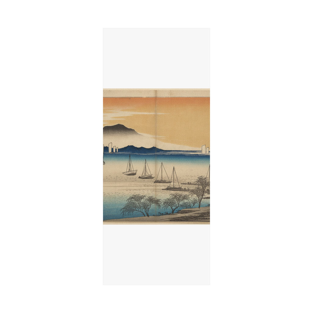 Affirmation — Sailing Boats Returning To Yabase, Lake Biwa — Matte Poster