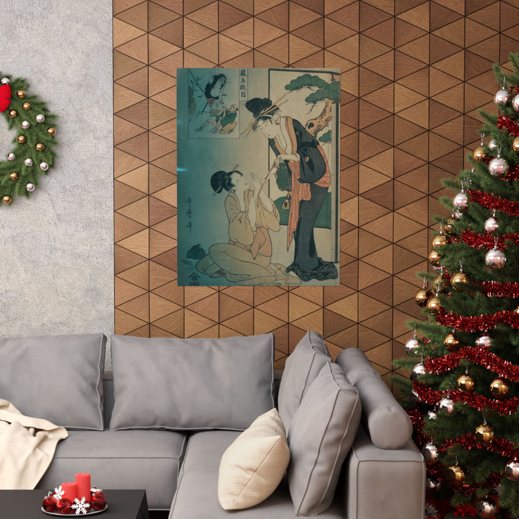 Cinematic — A Woman Snatching A Bag Of Sweetmeats From Her Mother — Matte Poster