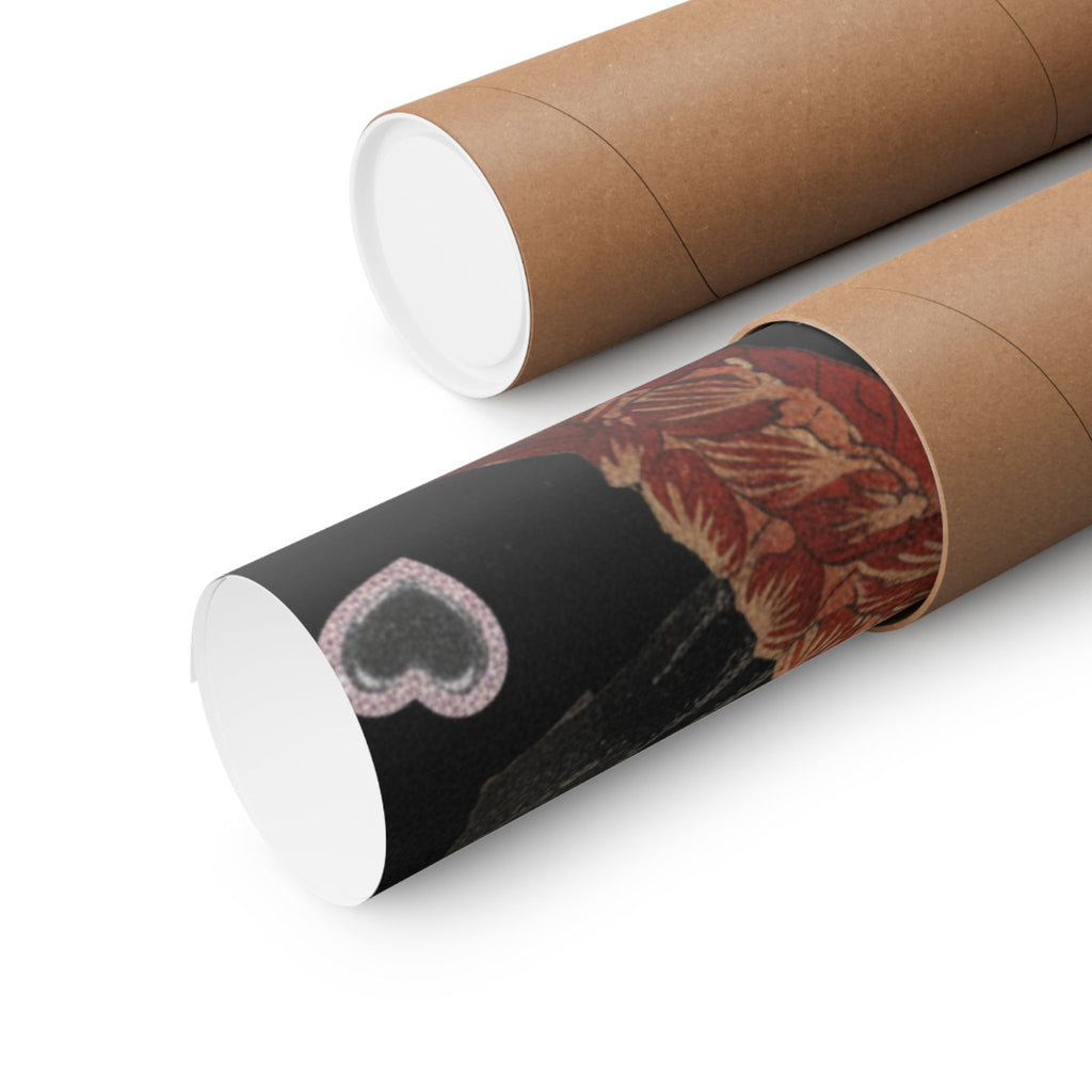 Dramatic Storm — Lobster On A Piece Of Charcoal — Matte Poster