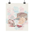 Watercolor — Mask And Other Objects For The Noh Dance — Matte Poster