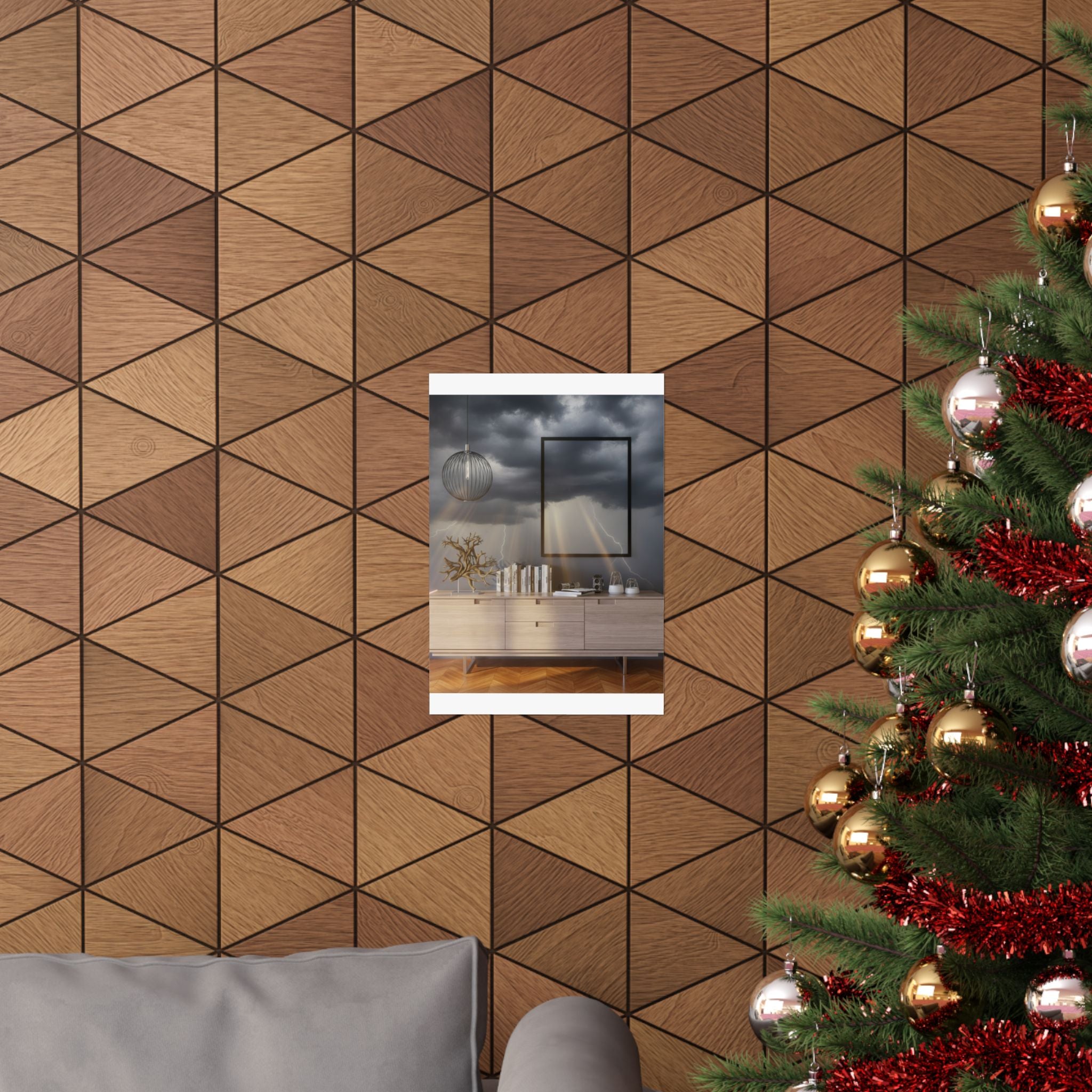Dramatic Storm — Interior — Matte Poster