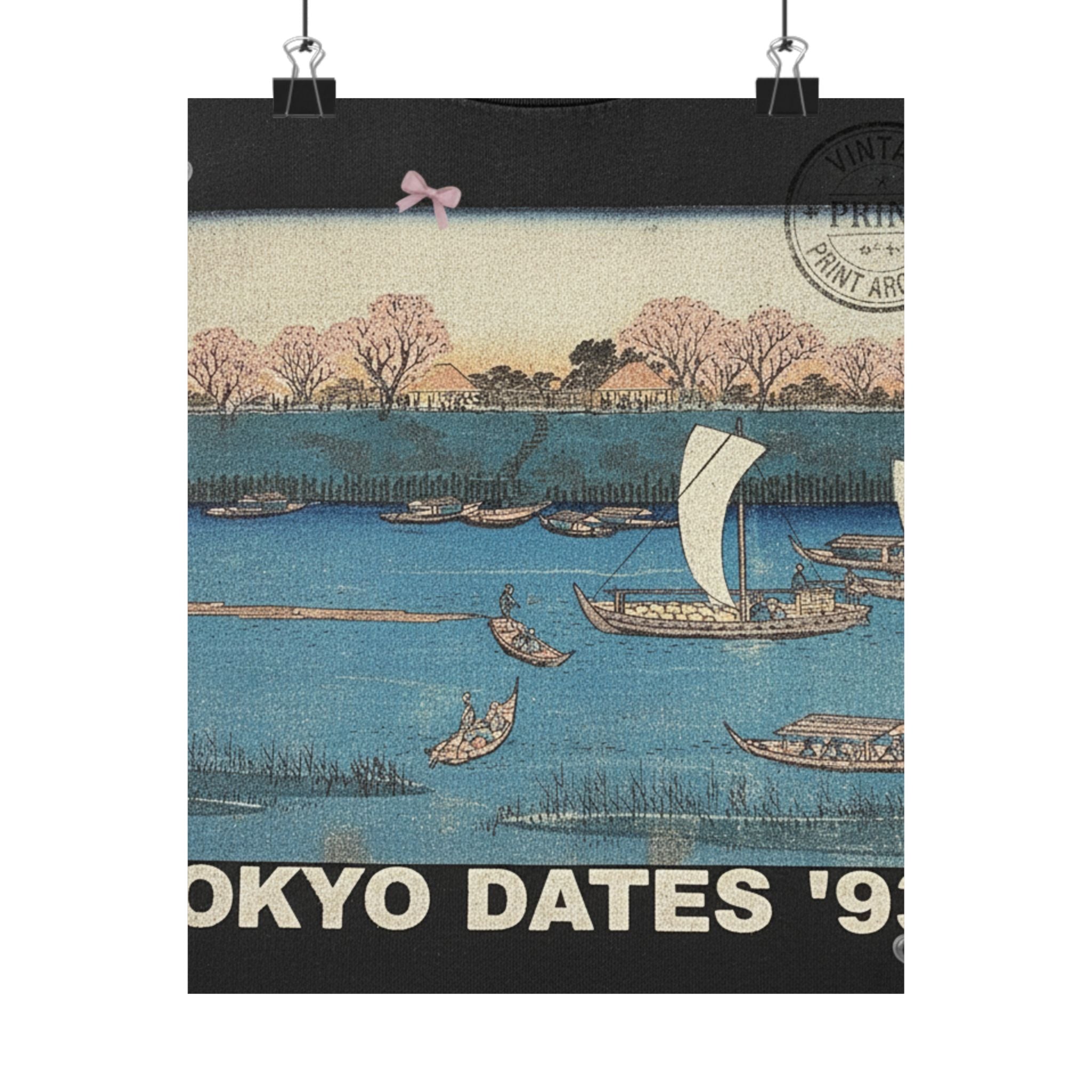 Vintage Bootleg — Sumidagawa Mimeguri Hana Zakari No Kei — Matte Poster
