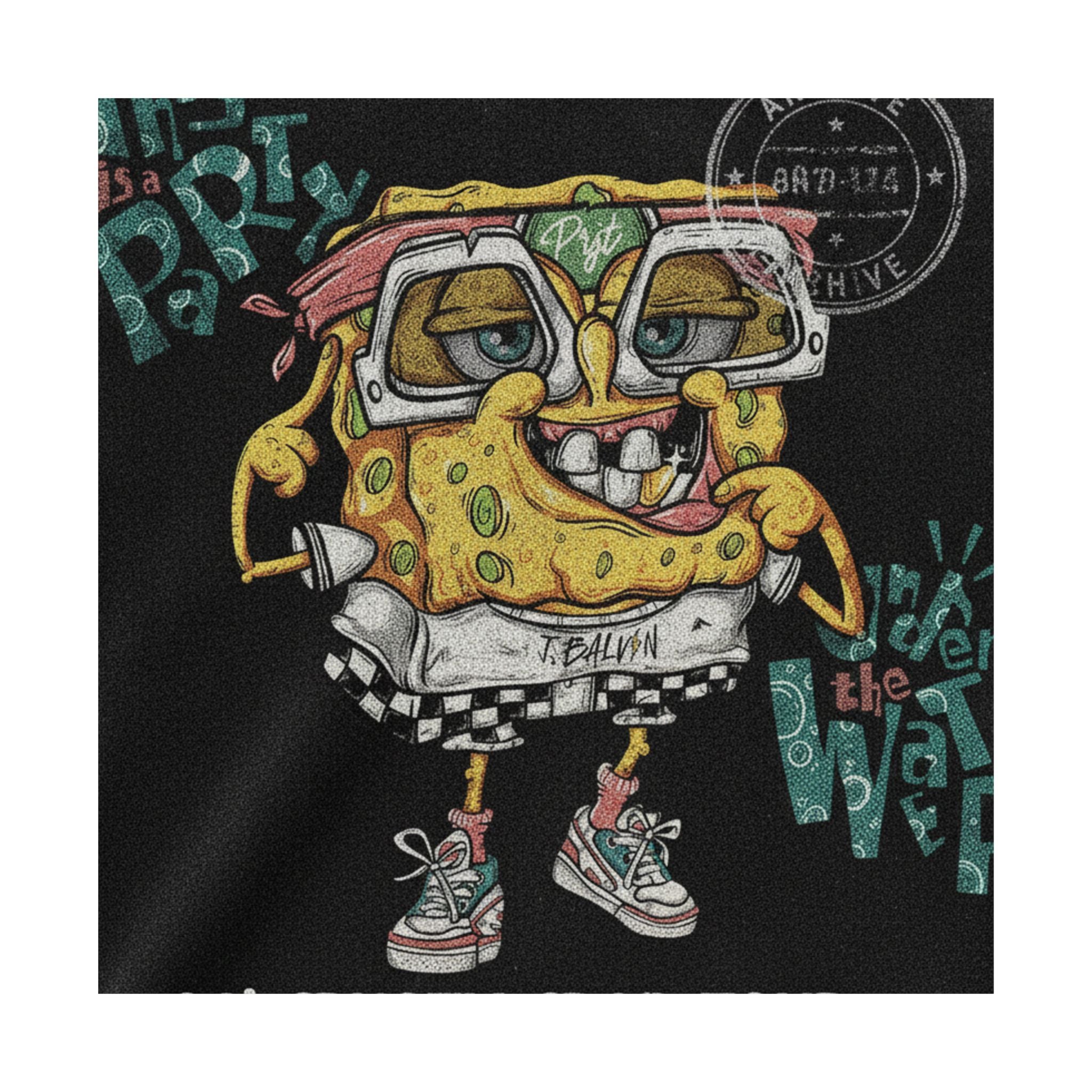 Vintage Bootleg — Sponge — Matte Poster