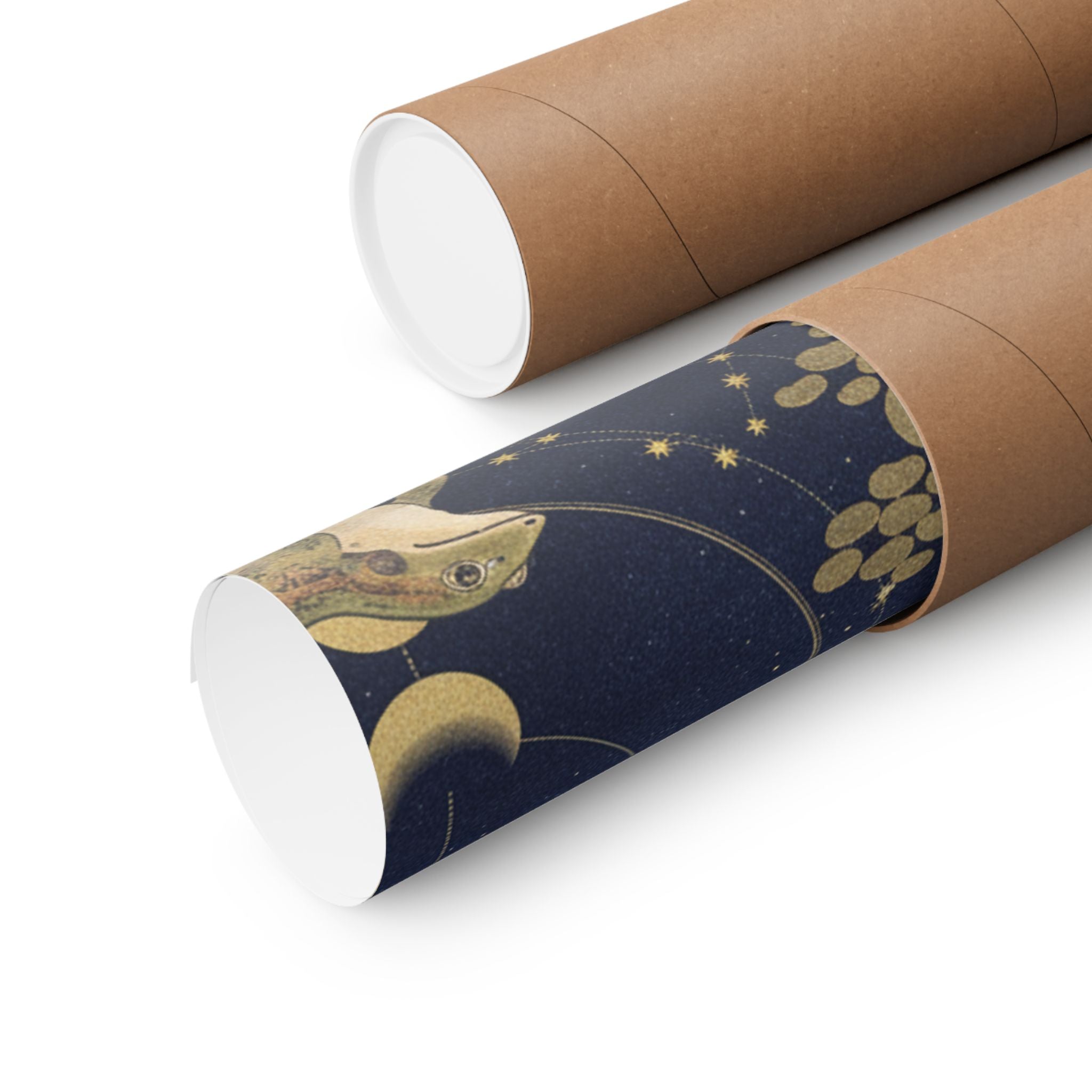 Celestial — Frog (Kaeru); Gold Beetle (Kogane Mushi), From The Picture Book Of Crawling Crea — Matte Poster