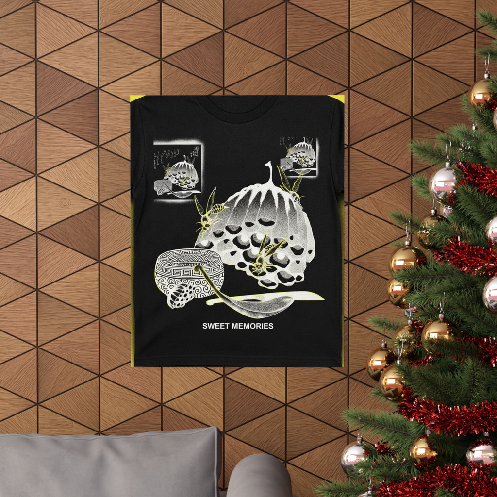 Streetwear Collage — Hives With Wasps, And A Box With A Spoon For Honey — Matte Poster