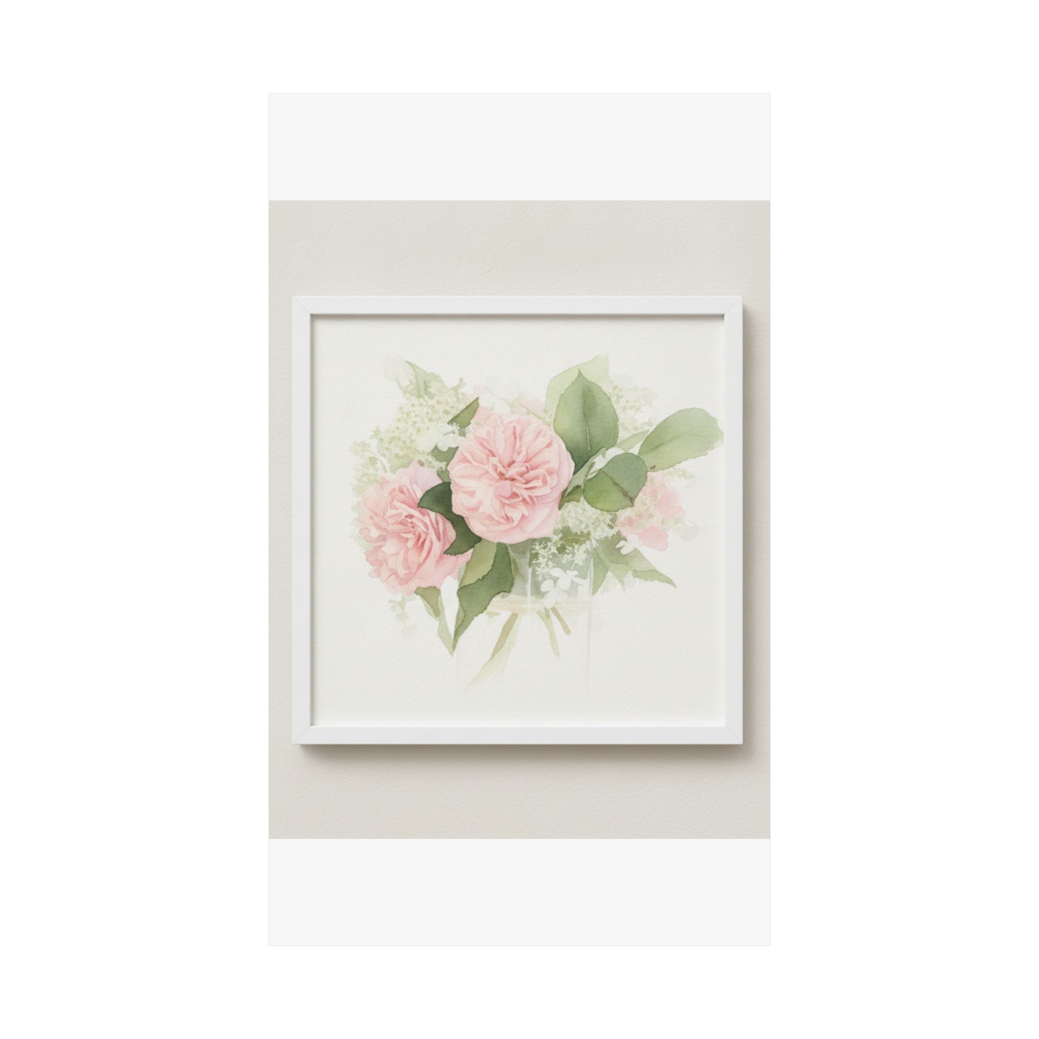 Watercolor — Flower — Matte Poster