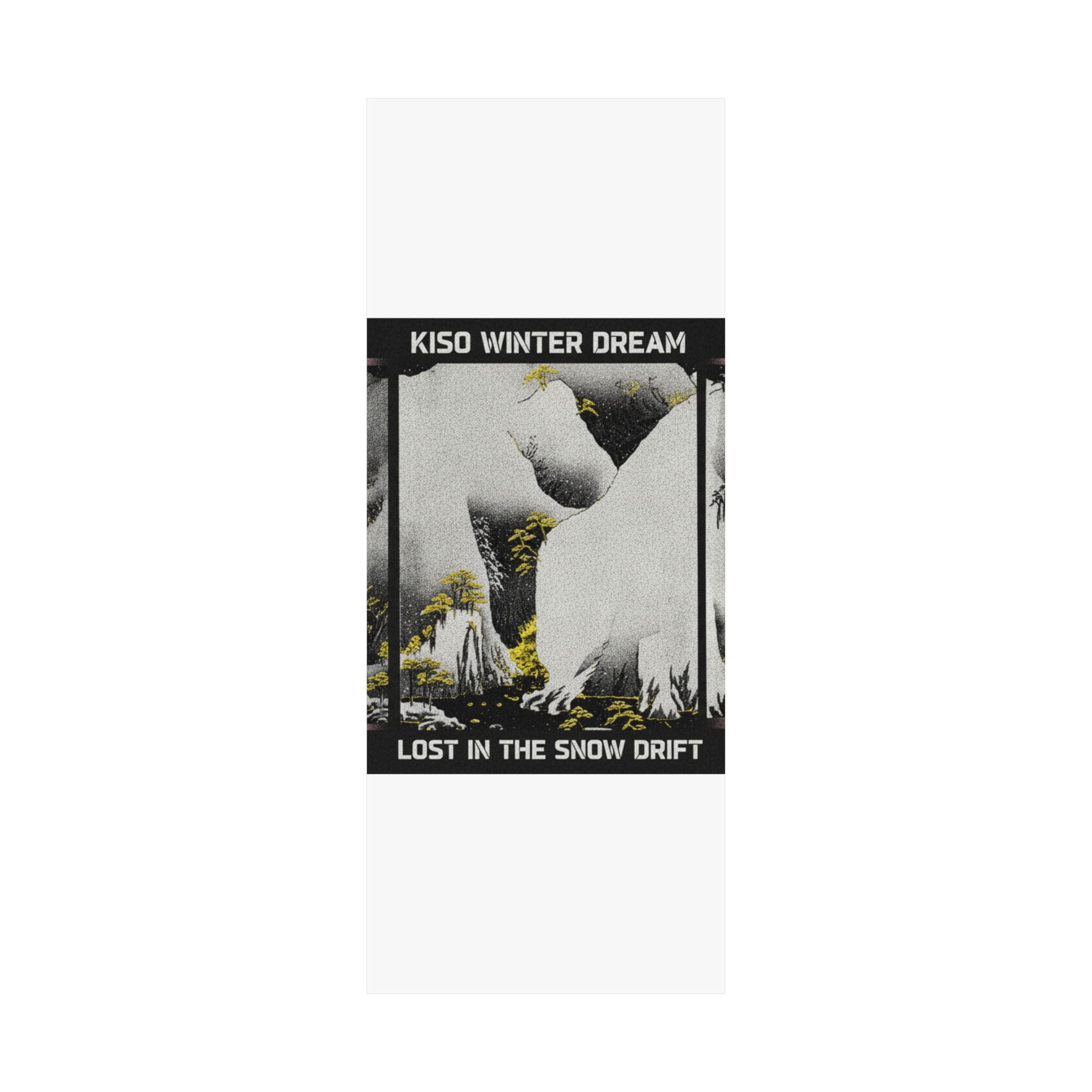 Streetwear Collage — Kiso Gorge In The Snow — Matte Poster