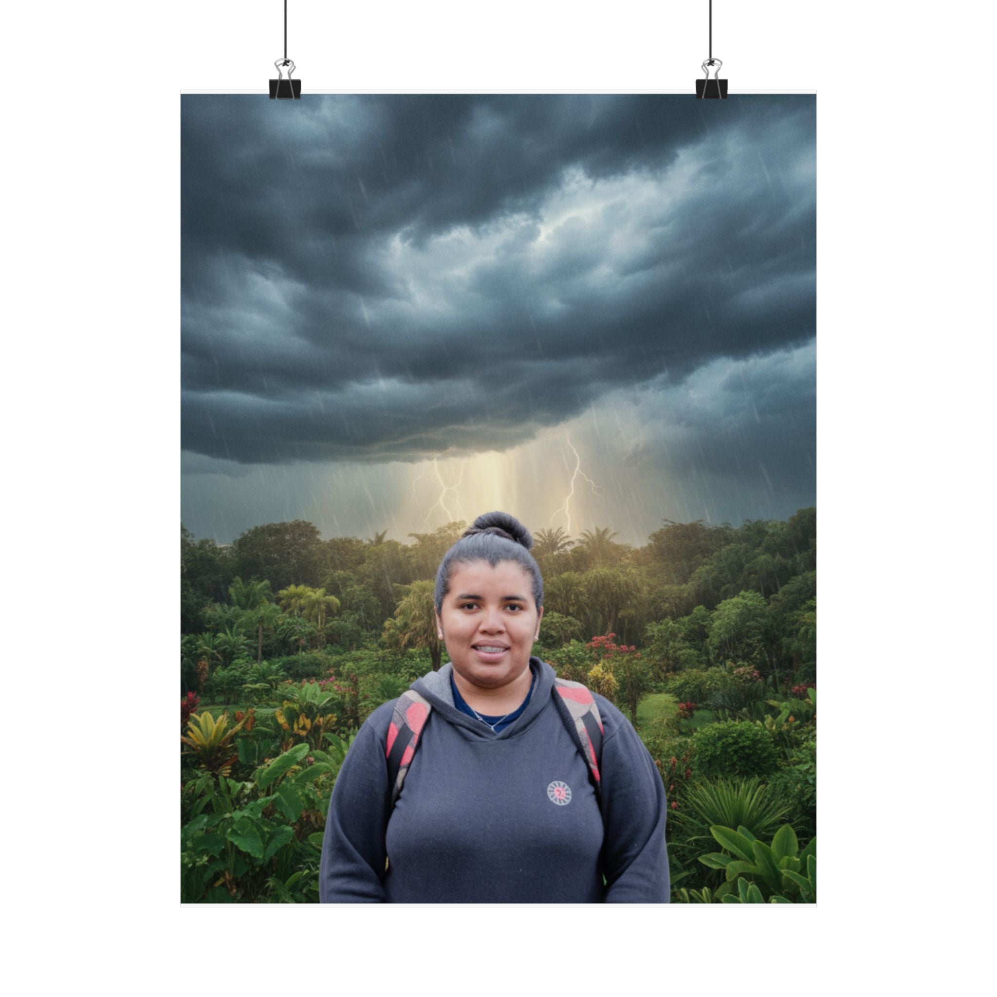 Dramatic Storm — Person — Matte Poster — Poster 2