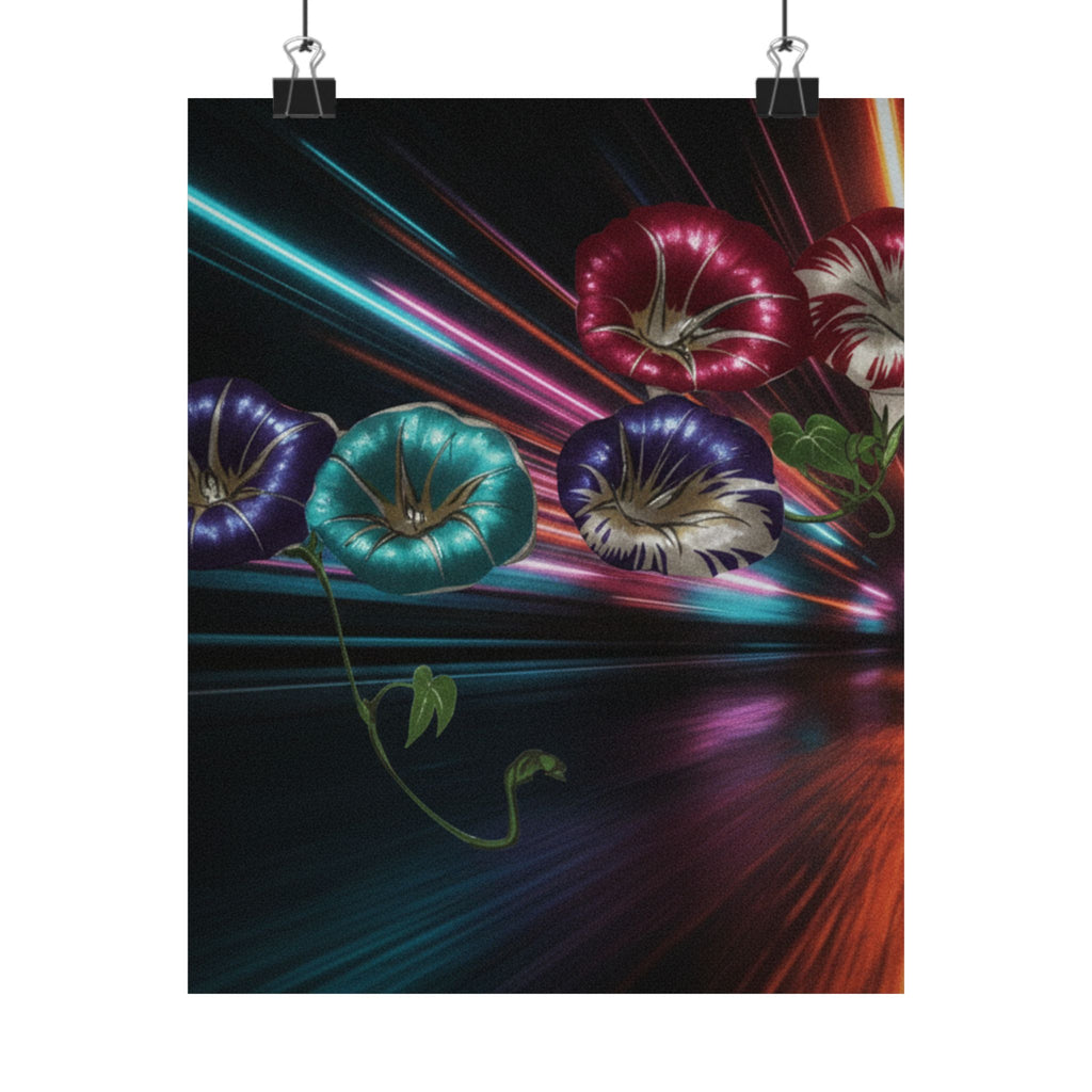Fast Furious — Morning Glories — Matte Poster