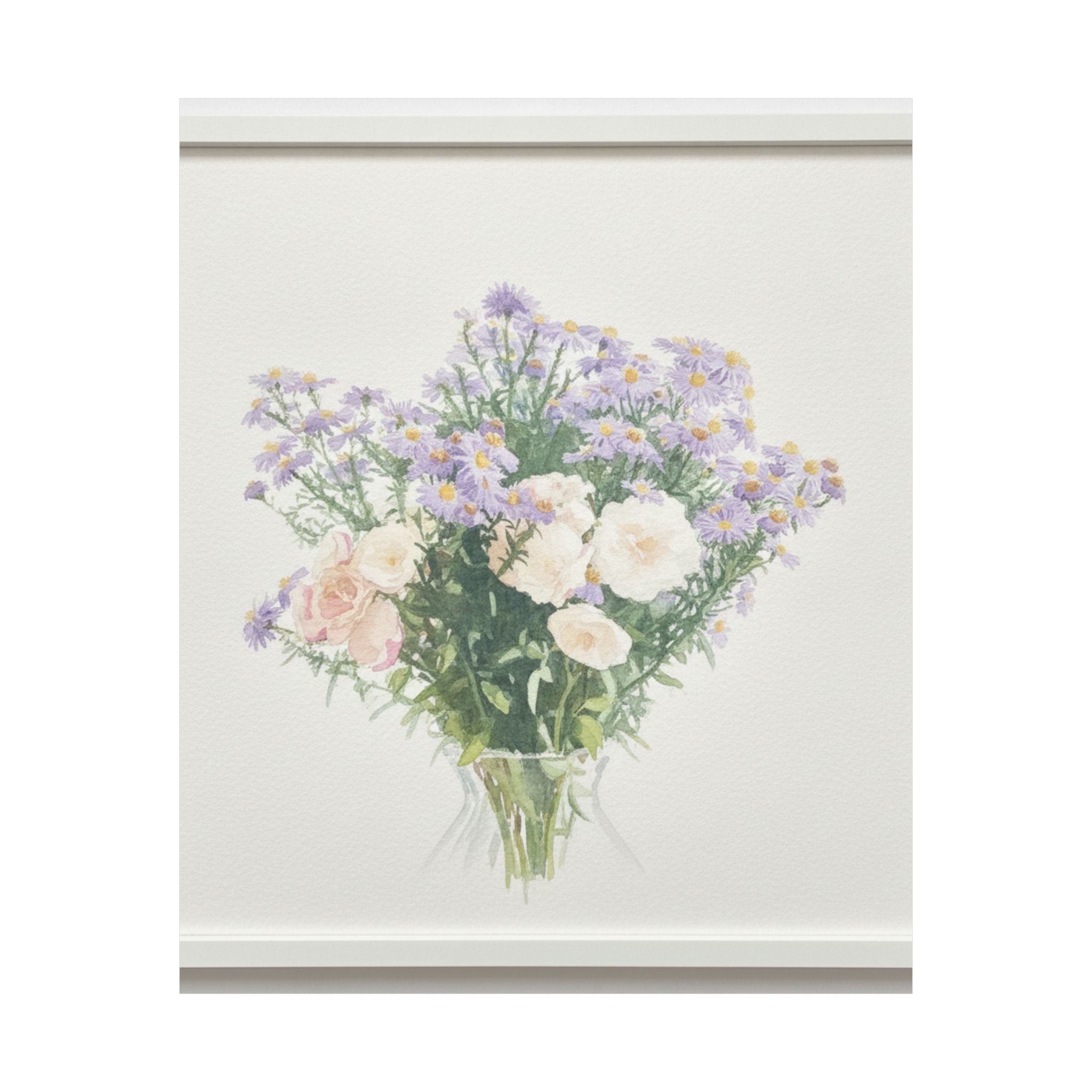 Watercolor — Flowers — Matte Poster