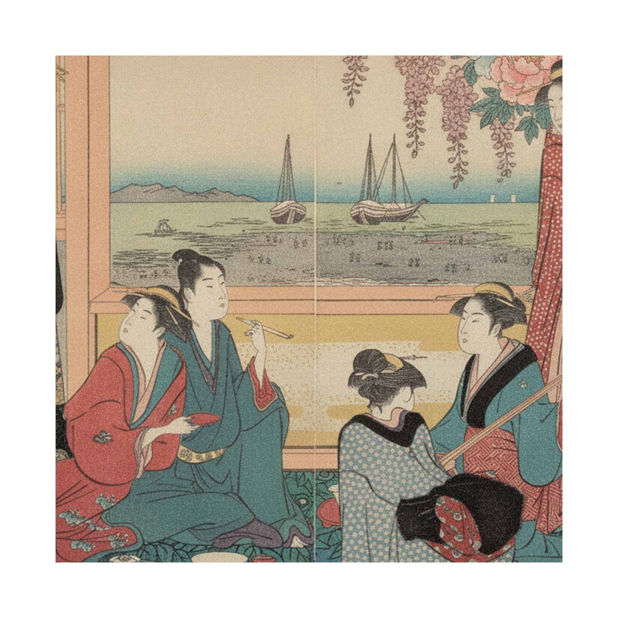 Affirmation — Teahouse In Shinagawa — Matte Poster