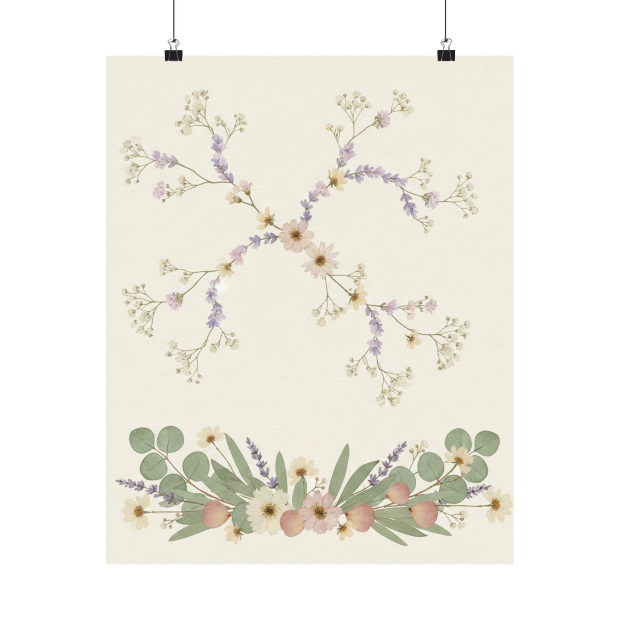 Botanical art print — product view 3