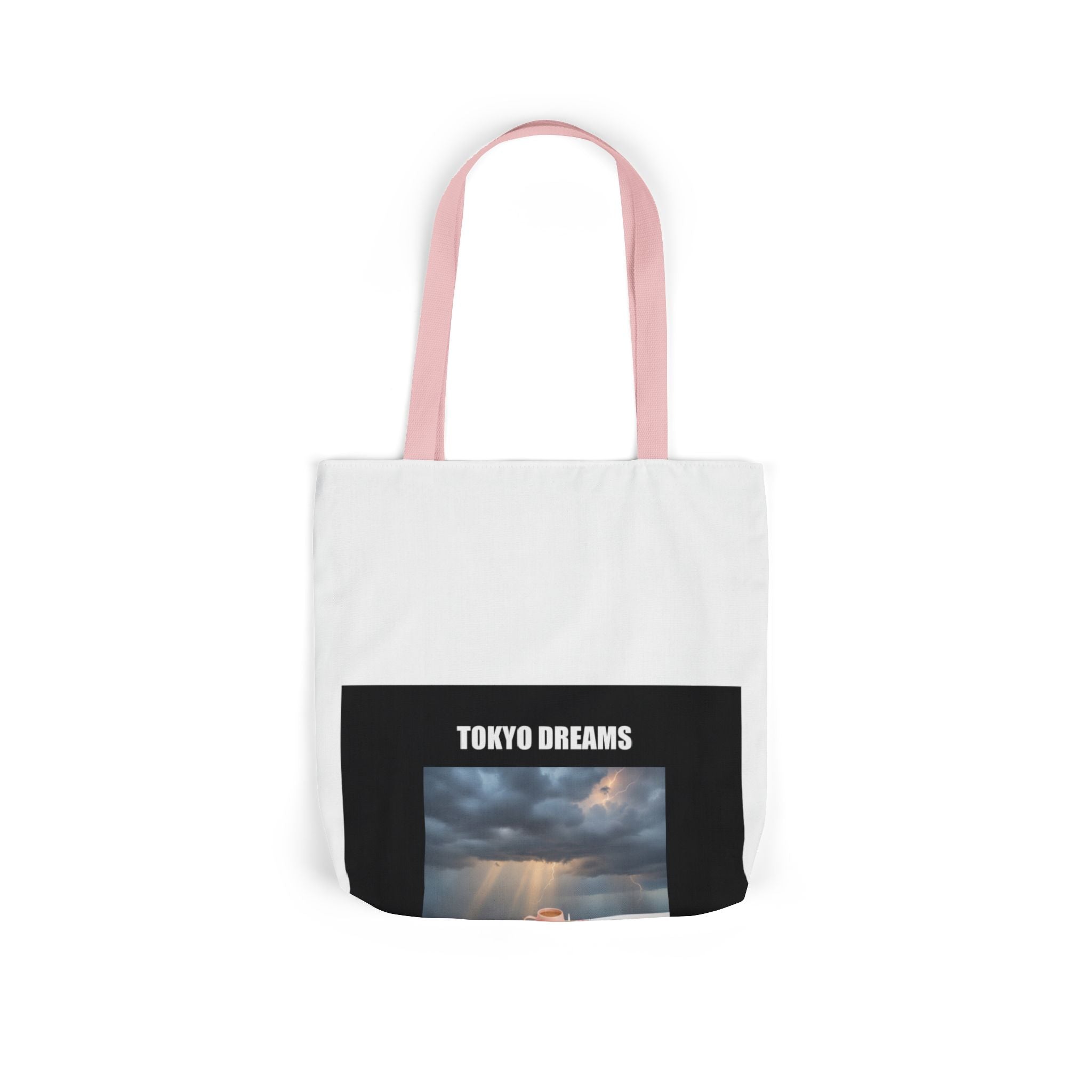TOKYO DREAMS Storm Sky Photo Canvas Tote Bag