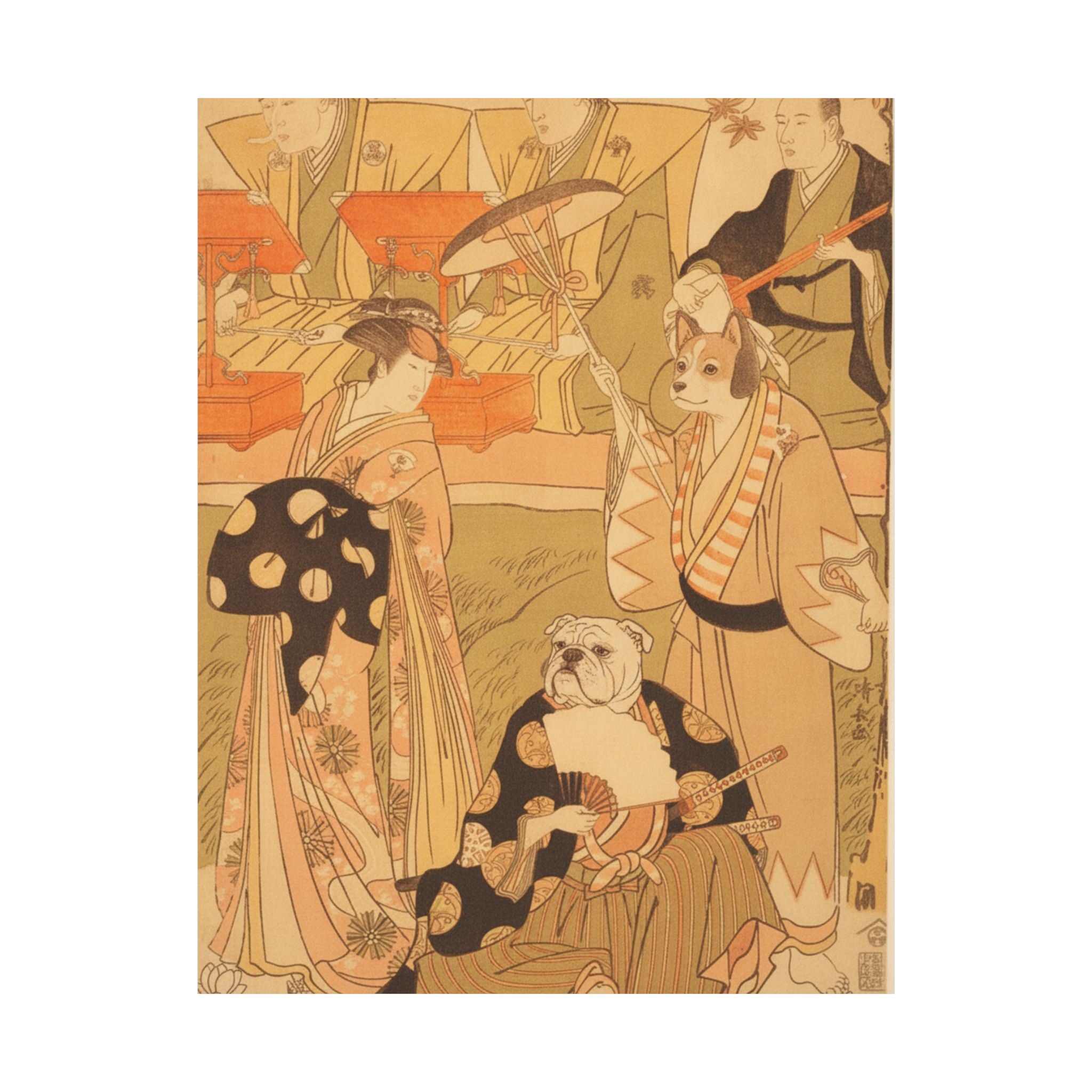Southern Sunset — Theatrical Scene, With Musicians — Matte Poster