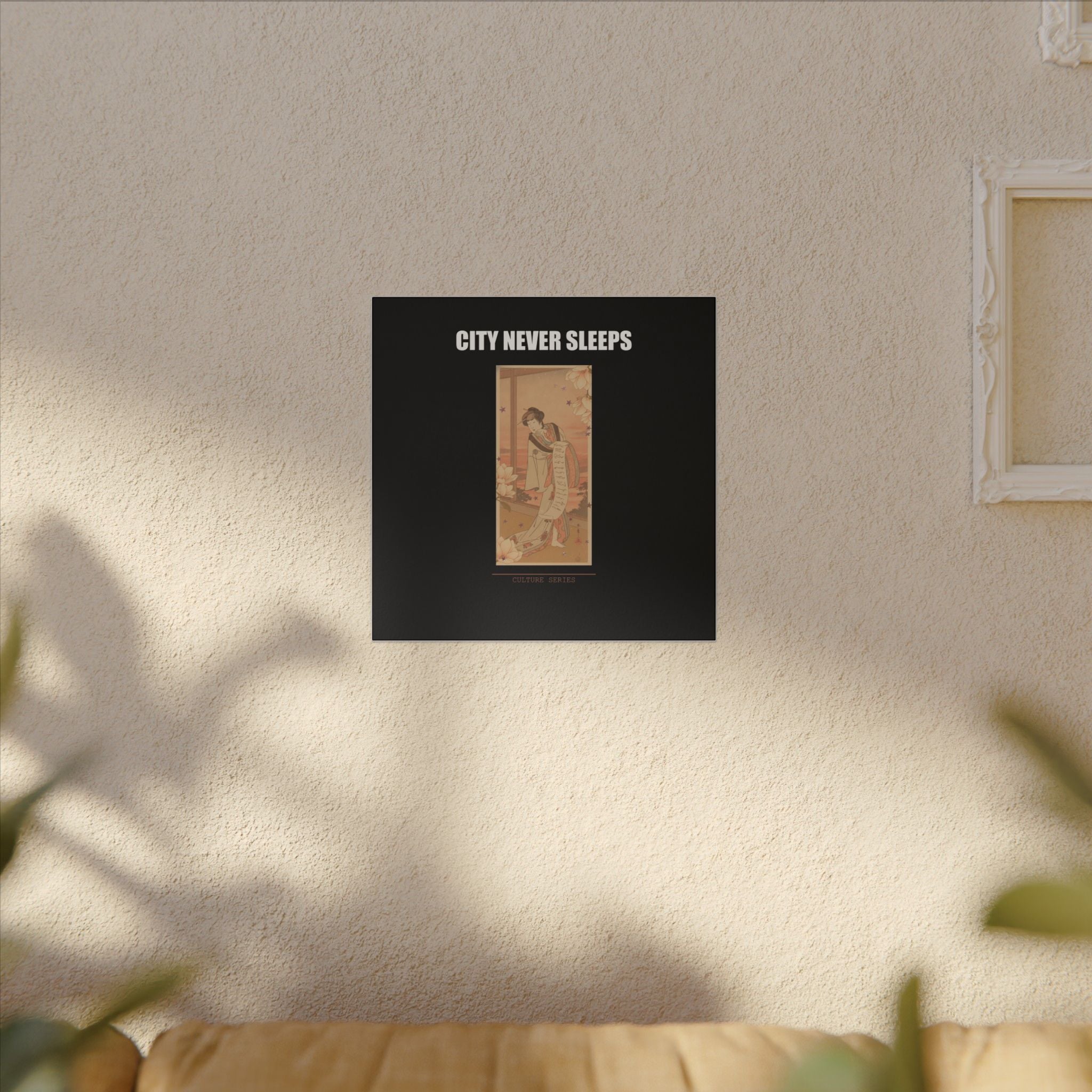 STREET CERTIFIED | The Second Yamashito Kinsaku As A Courtesan Standing In A Room — Matte Canvas