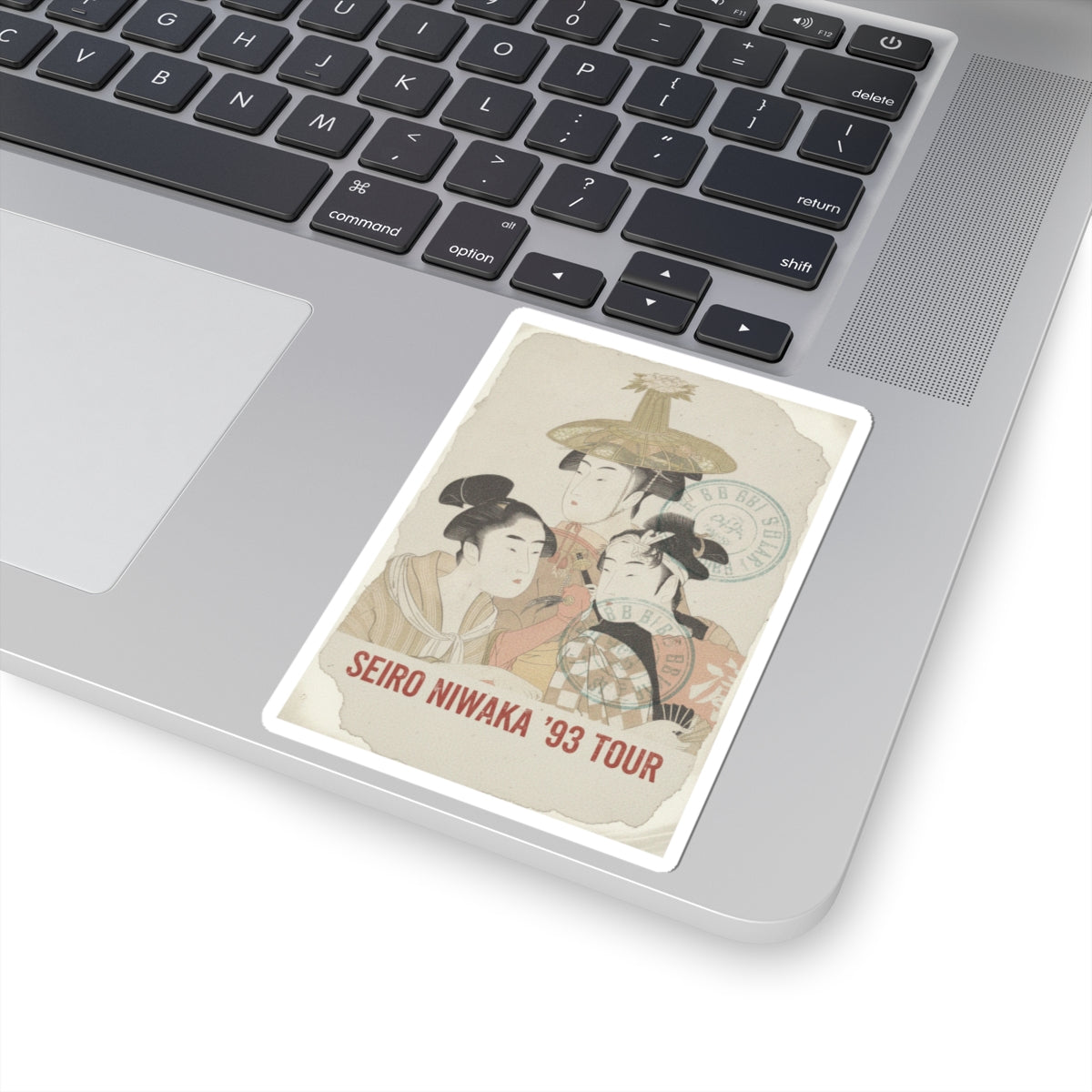 Vintage Bootleg — Seiro Niwaka Onna Geisha No Bu Tojin Shishi Sumo — Kiss-Cut Sticker