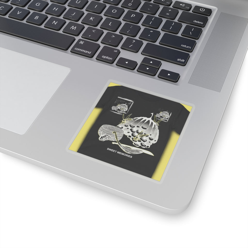 Streetwear Collage — Hives With Wasps, And A Box With A Spoon For Honey — Kiss-Cut Sticker